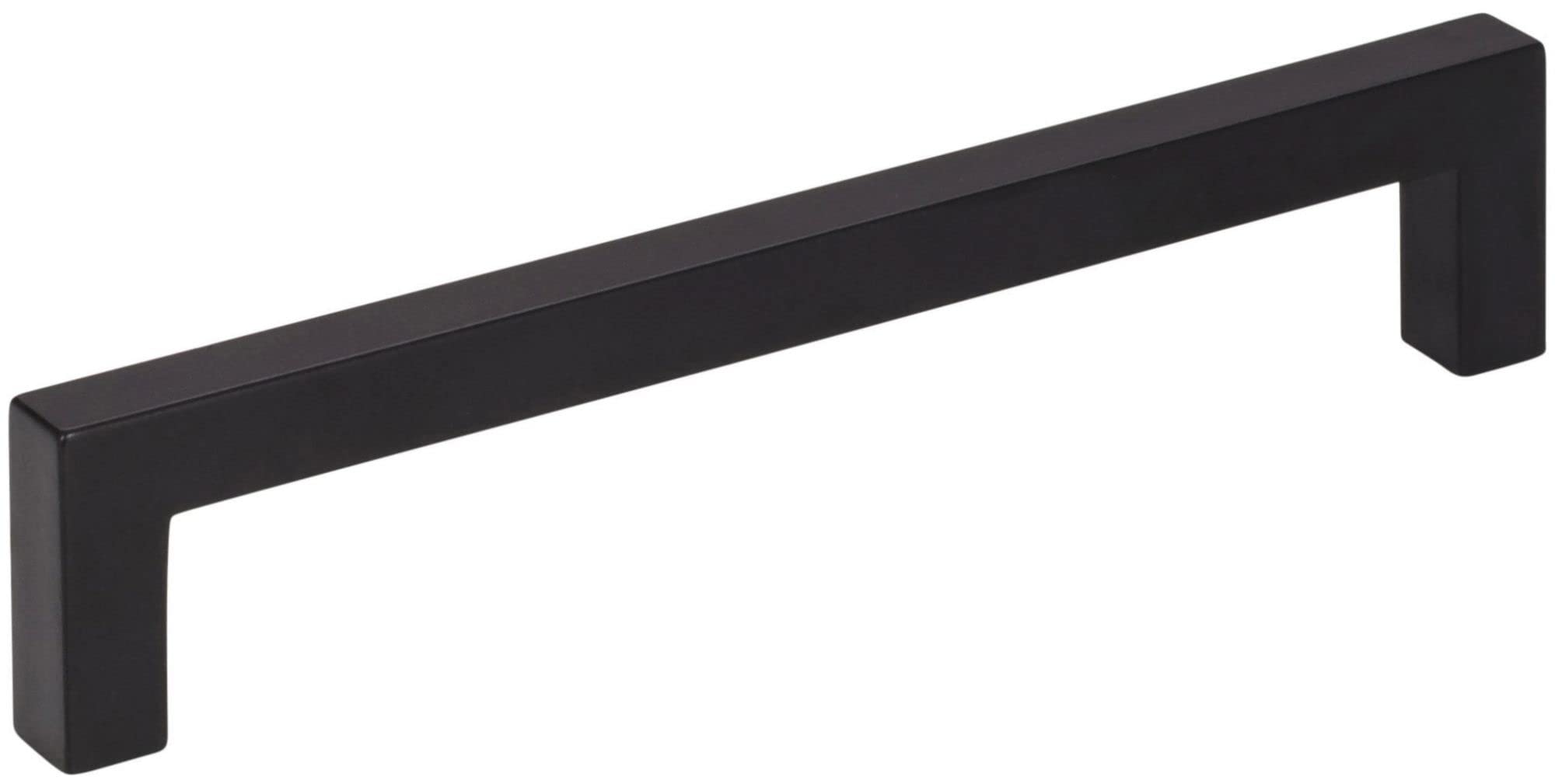 20-Pack Matte Black Square Cabinet Bar Pulls - 128mm Center-to-Center - Modern Kitchen & Bathroom Drawer Handles for Cabinets, Dressers, Furniture - Durable Stainless Steel Hardware for Home Renovation