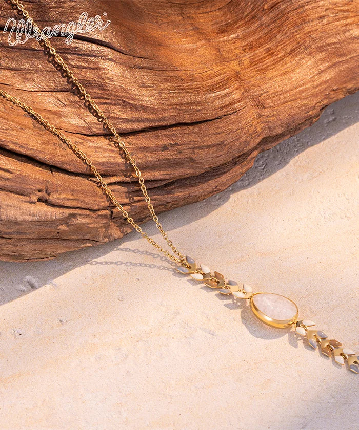 Wrangler Demeter’s Tear Necklace and Earrings Set - Sterling Silver Greek Goddess Jewelry for Women, Perfect for Weddings, Parties & Special Occasions
