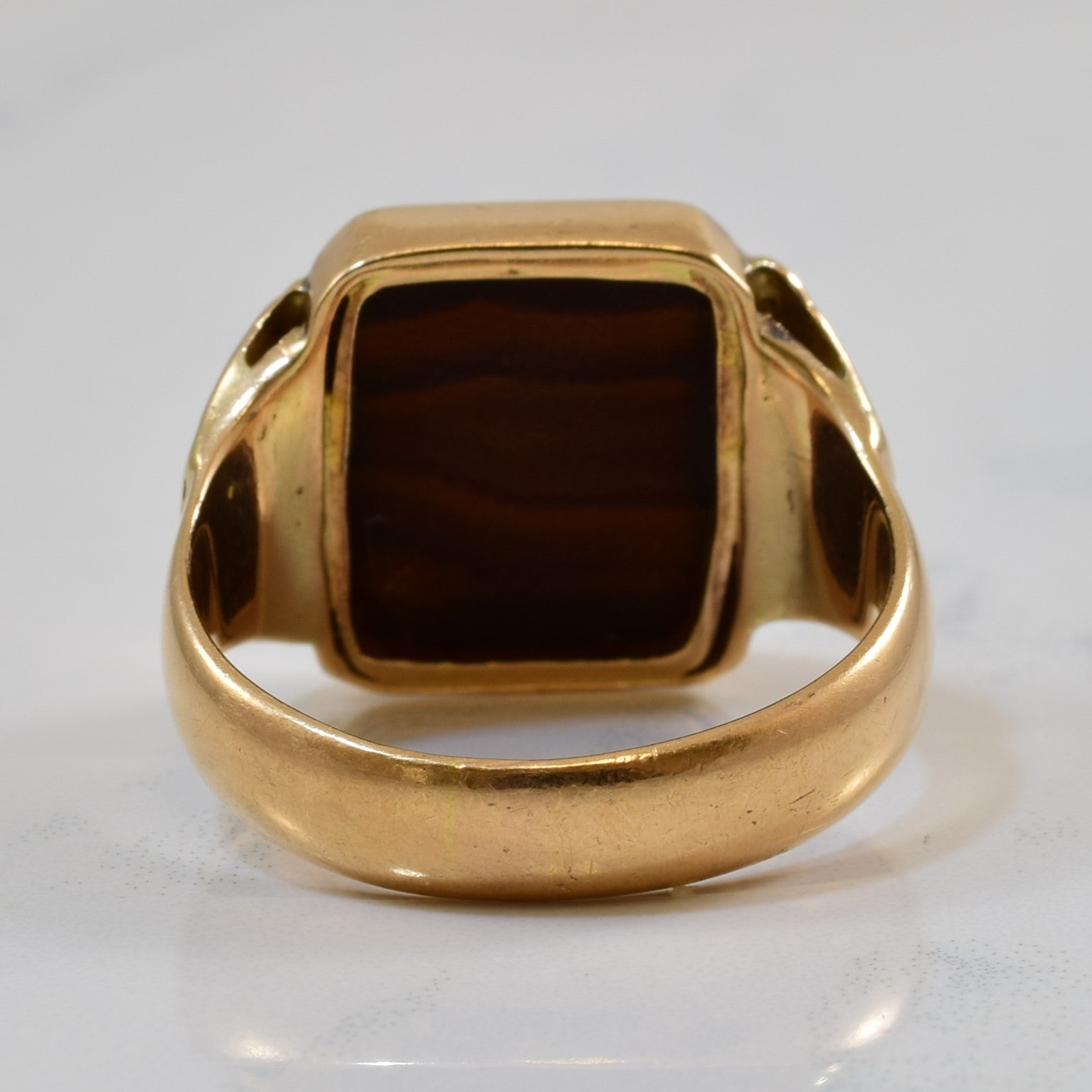8.00ct Bezel Set Agate Ring - Size 10 | Handmade Gemstone Jewelry for Women | Perfect for Wedding, Anniversary & Special Occasion Gifts