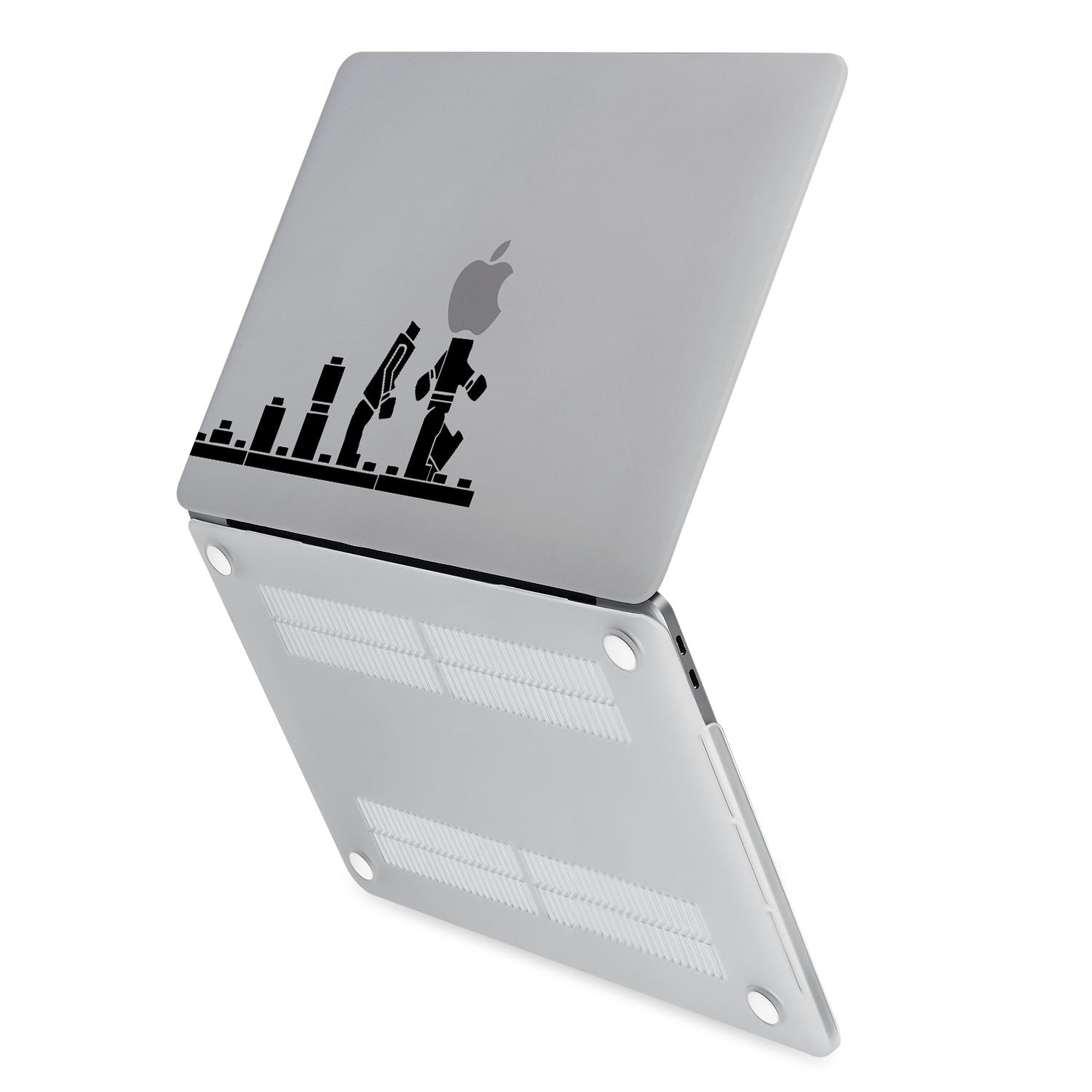 MacBook Pro/Air Protective Case with Brick Man Design - Durable & Stylish Laptop Cover for Work, Travel & School