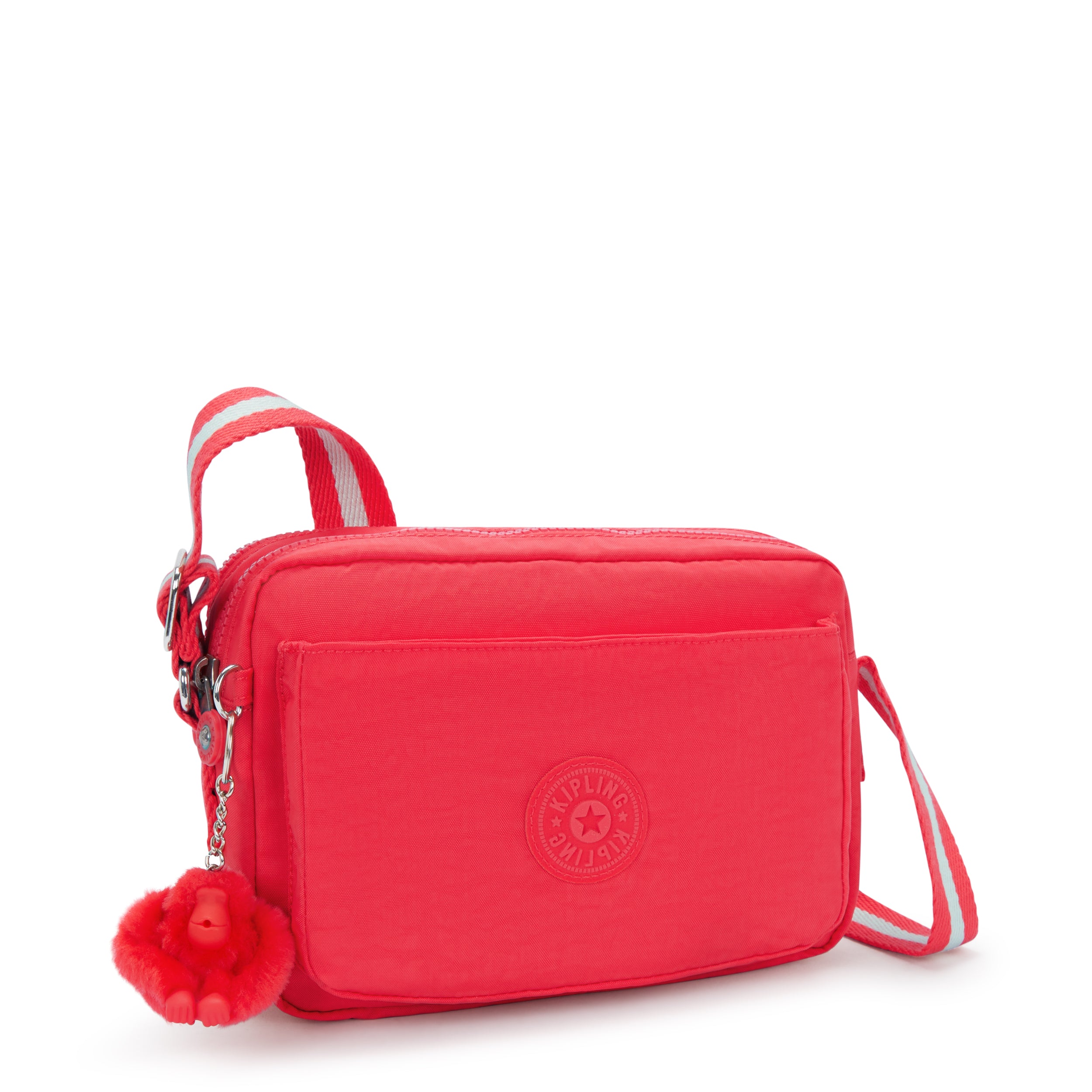 Kipling Abanu Medium Crossbody Bag - Lightweight Travel Purse for Women, Escape Red | Perfect for Everyday Use, Commuting & Travel Accessories