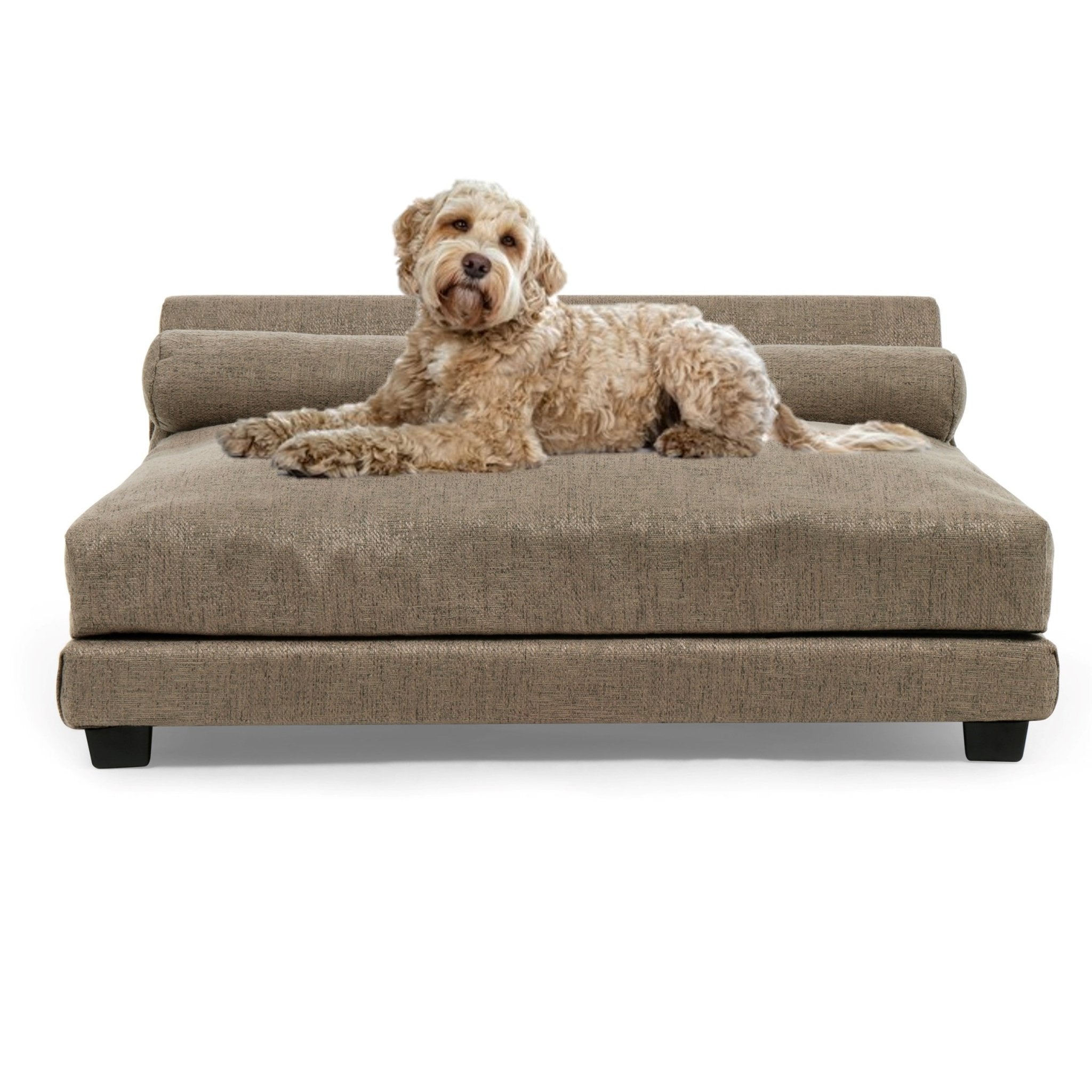 Club Nine Pets Roma Orthopedic Dog Bed - Memory Foam Support for Large & Medium Dogs - Waterproof Cover - Washable - Perfect for Arthritis & Joint Pain Relief - Ideal for Living Room, Bedroom or Kennel Use