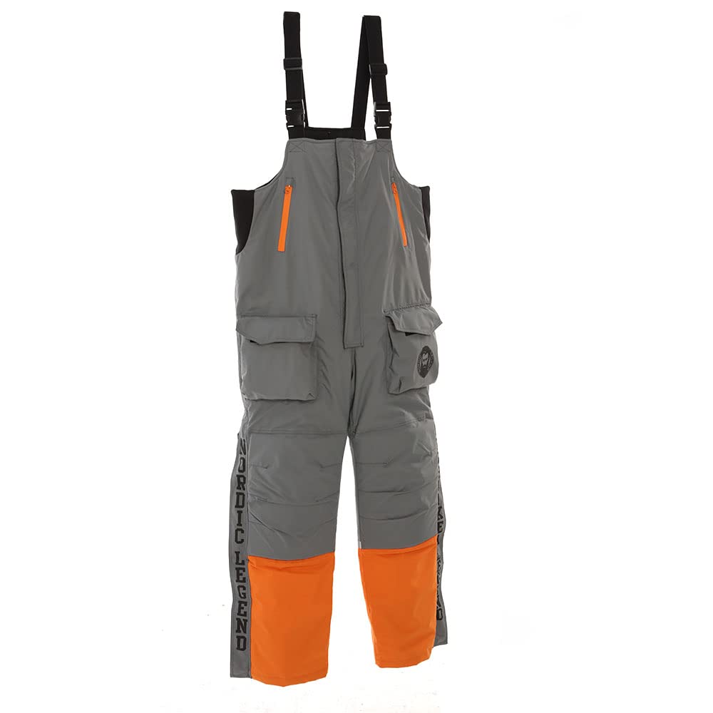 Aurora Series Insulated Waterproof Ice Fishing Bibs with Floatation - Small Size for Ice Fishing, Snowmobiling & Winter Outdoor Activities