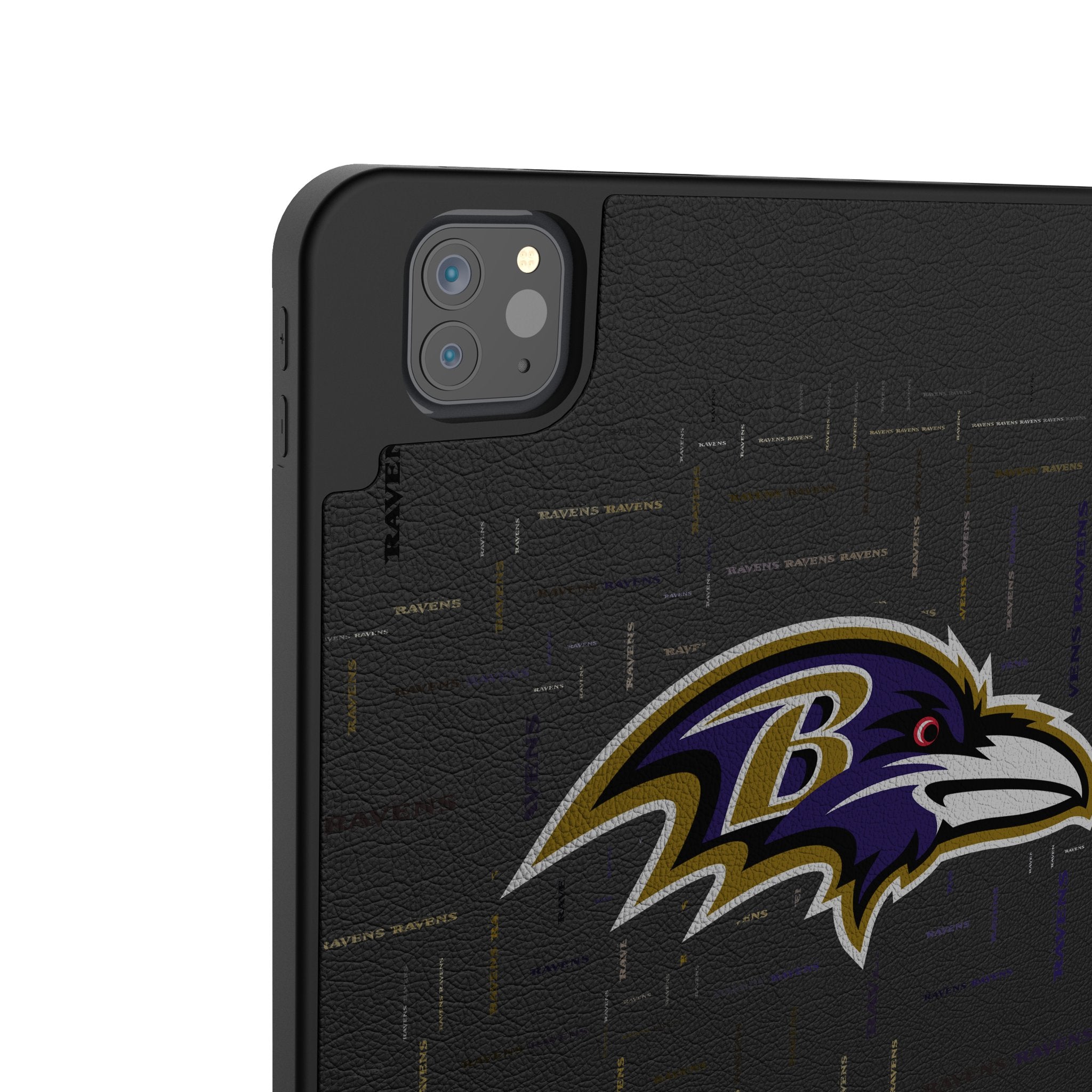 Baltimore Ravens Quilted Tablet Case for Apple iPad 10.2/10.5/11/12.9 Inch - Durable Protective Cover with Stand for Watching Games & Reading - Perfect for Football Fans & Home Office Use