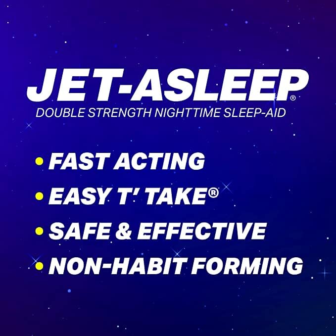 Double Strength Nighttime Sleep Aid - 100 Count Tablets for Deep Sleep & Insomnia Relief | Perfect for Travel, Stress, and Restful Nights