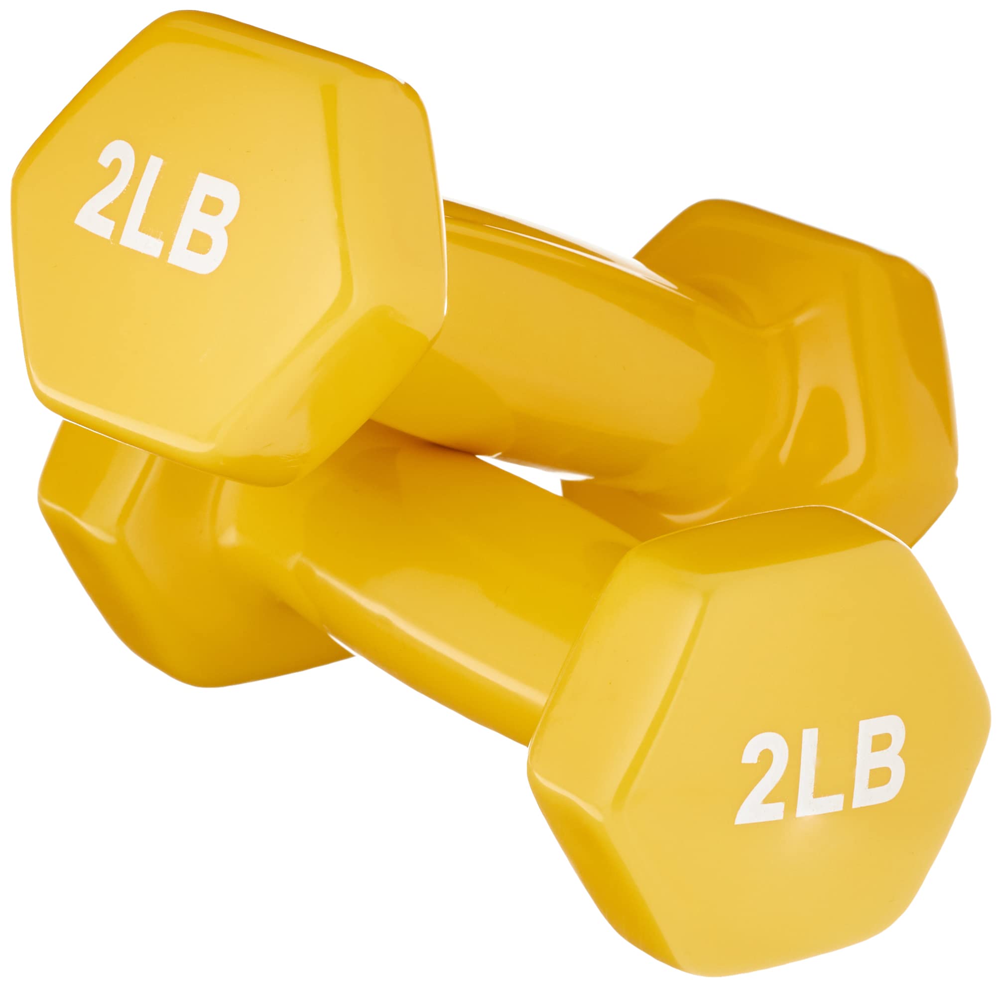 Amazon Basics Vinyl Coated Dumbbell Hand Weights - 5-50 lbs Set for Home Gym, Strength Training & Fitness Workouts - Perfect for Weightlifting, CrossFit & Muscle Toning
