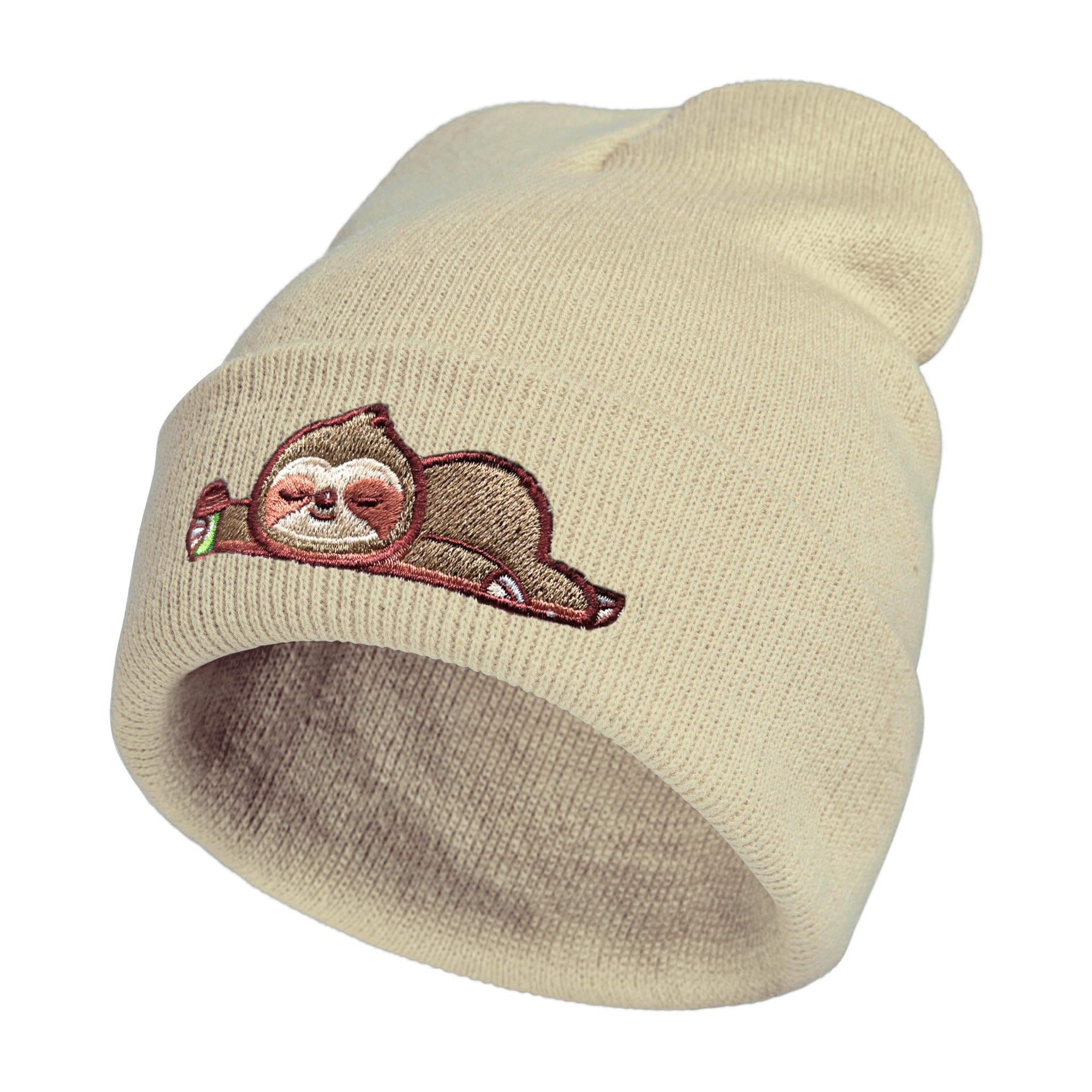 Stylish Yellow Duck Embroidered Beanie Hat for Men & Women - Funny Graphic Knit Winter Skull Cap - Perfect Gift for Duck Lovers - Great for Cold Weather, Outdoor Activities, and Casual Fashion