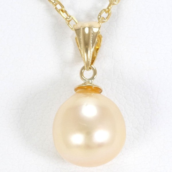 18K Yellow Gold Pearl Necklace for Women - Elegant & Timeless Jewelry Gift for Birthday, Anniversary, Wedding & Special Occasions
