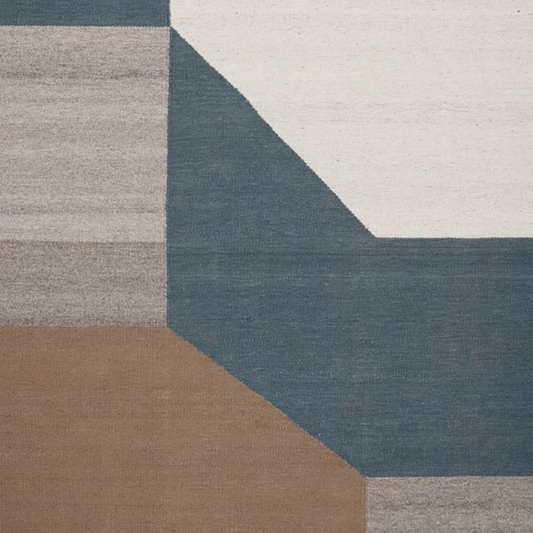 Linie Design Blocchi Rug - Modern Geometric Pattern Non-Slip Area Rug for Living Room, Bedroom, Nursery - Perfect for Home Decor and Kids Play Area