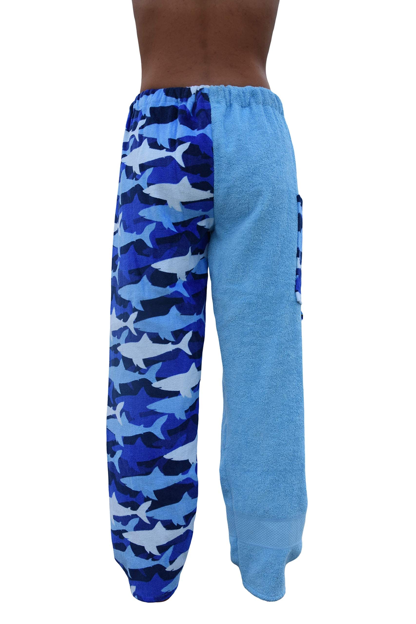 **Paradise Towelwear Co. Cotton Terry Towel Pants for Swimmers - Soft Beach Cover Up & Resort Wear - Quick Dry Swimwear for Pool, Spa & Vacation**
