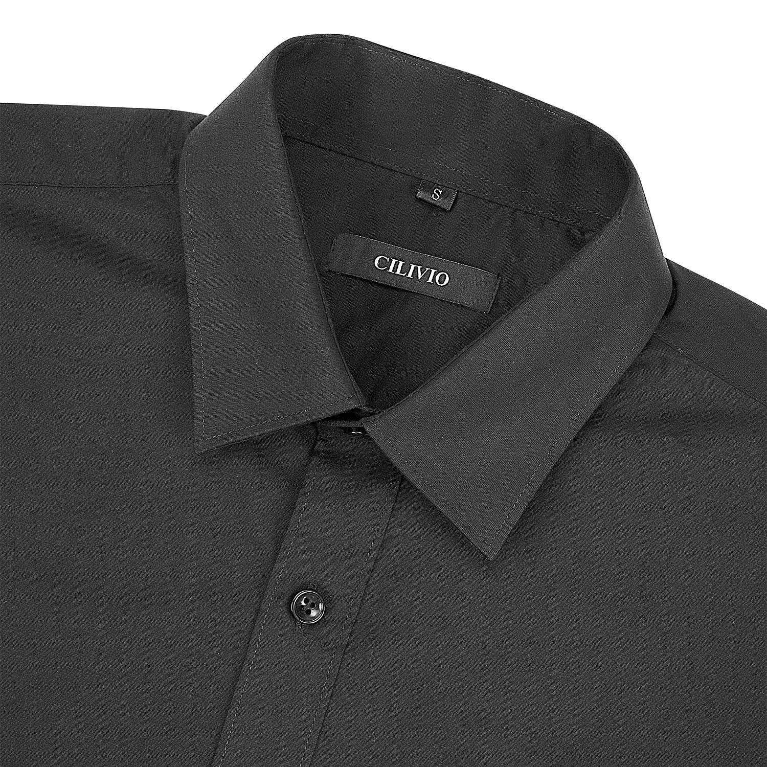 Men's Regular Fit Dress Shirt - Button Up Long Sleeve Stretch Business Casual Shirt for Office & Formal Occasions | Comfortable Textured Fabric for Professional Wear