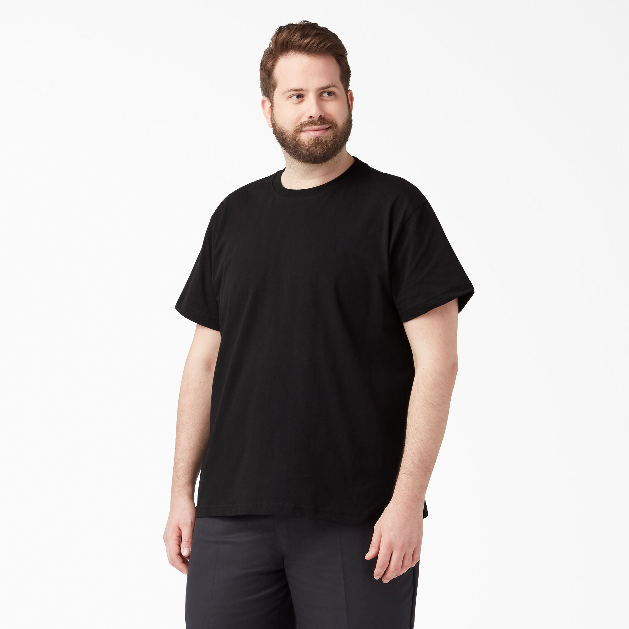 Dickies Men's Heavyweight Jersey Knit Short Sleeve T-Shirt - Durable Workwear for Construction, Landscaping & Outdoor Activities