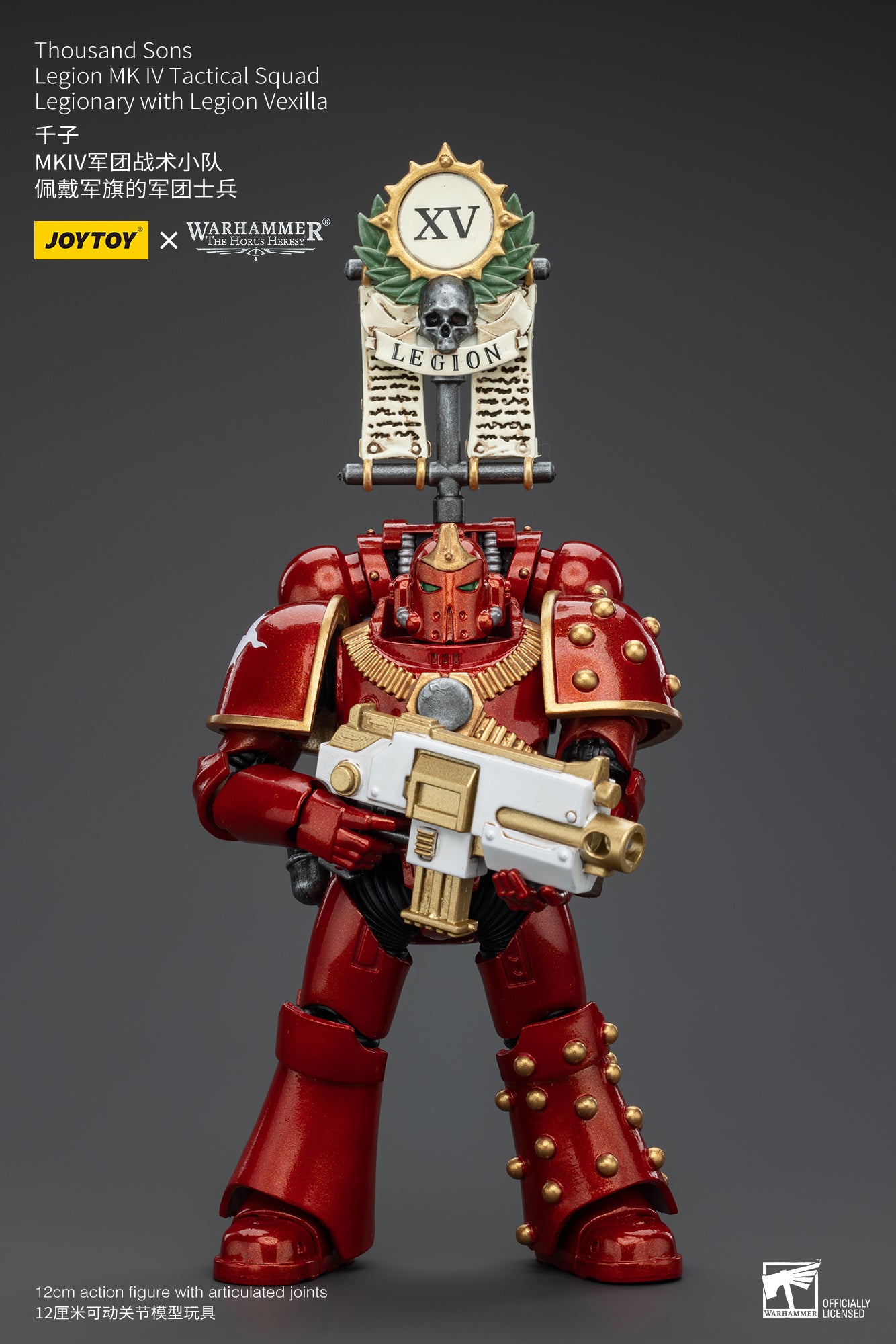 JOYTOY 1/18 Scale Warhammer The Horus Heresy Thousand Sons Legion MK IV Tactical Squad Action Figure - Collectible Model for Display, Gaming & Warhammer 40K Fans