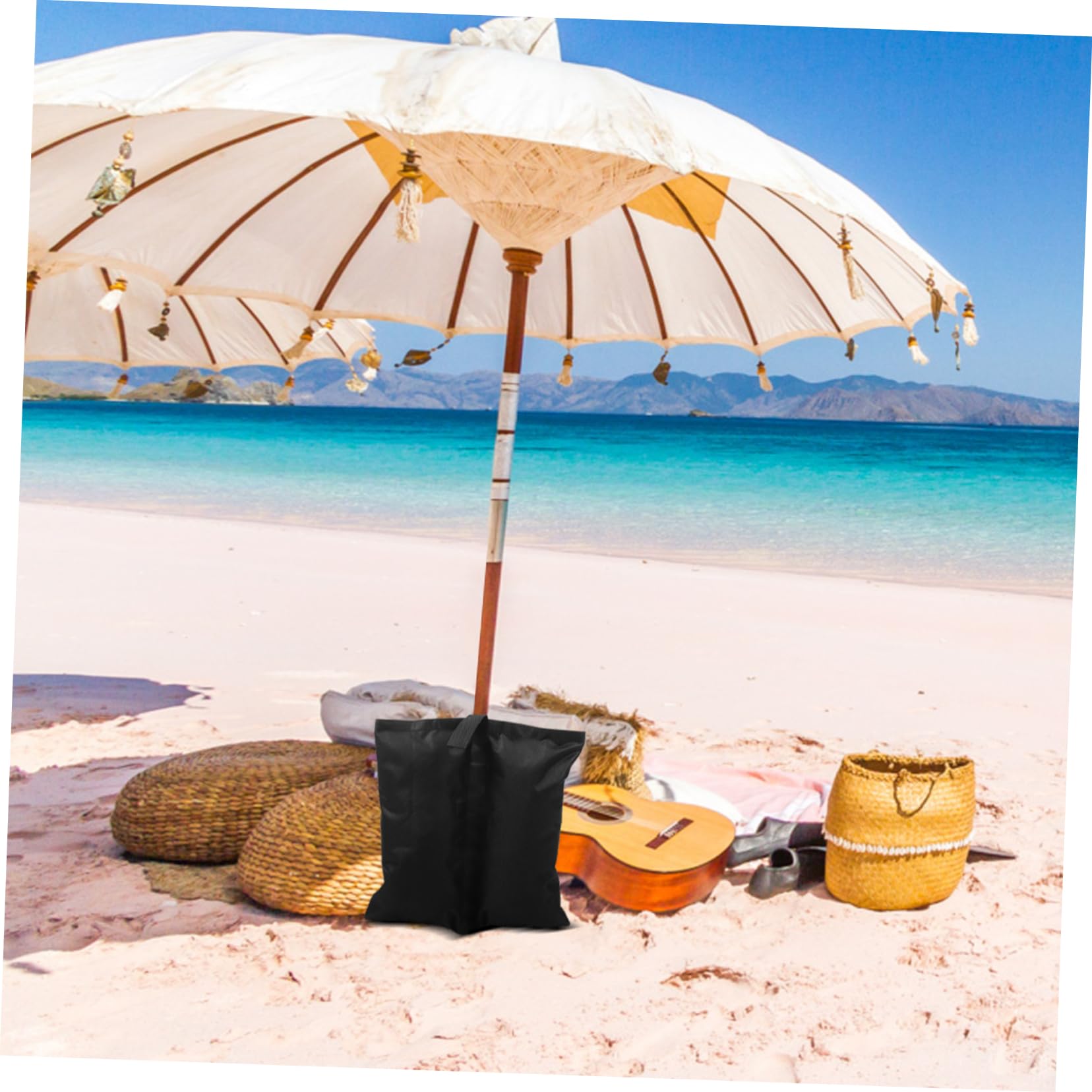 GANAZONO 4-Pack Heavy Duty Sand Bag Weights - Leakproof & Sturdy Canopy Weights for Patio, Camping, Tent, Gazebo - Perfect for Outdoor Events, Beach Parties, and Wind Protection