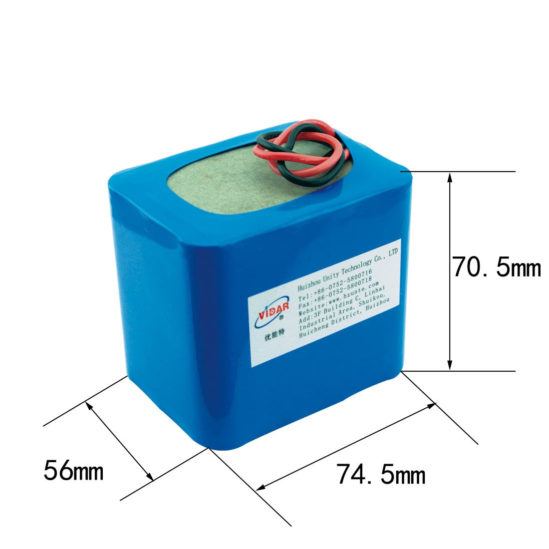 VIDAR 12V 13600mAh Rechargeable Lithium Ion Battery Pack - High Capacity Li-ion Battery for Electronics, Toys, LED Lighting & Power Equipment | Perfect for Emergency Power, Outdoor Activities & DIY Projects