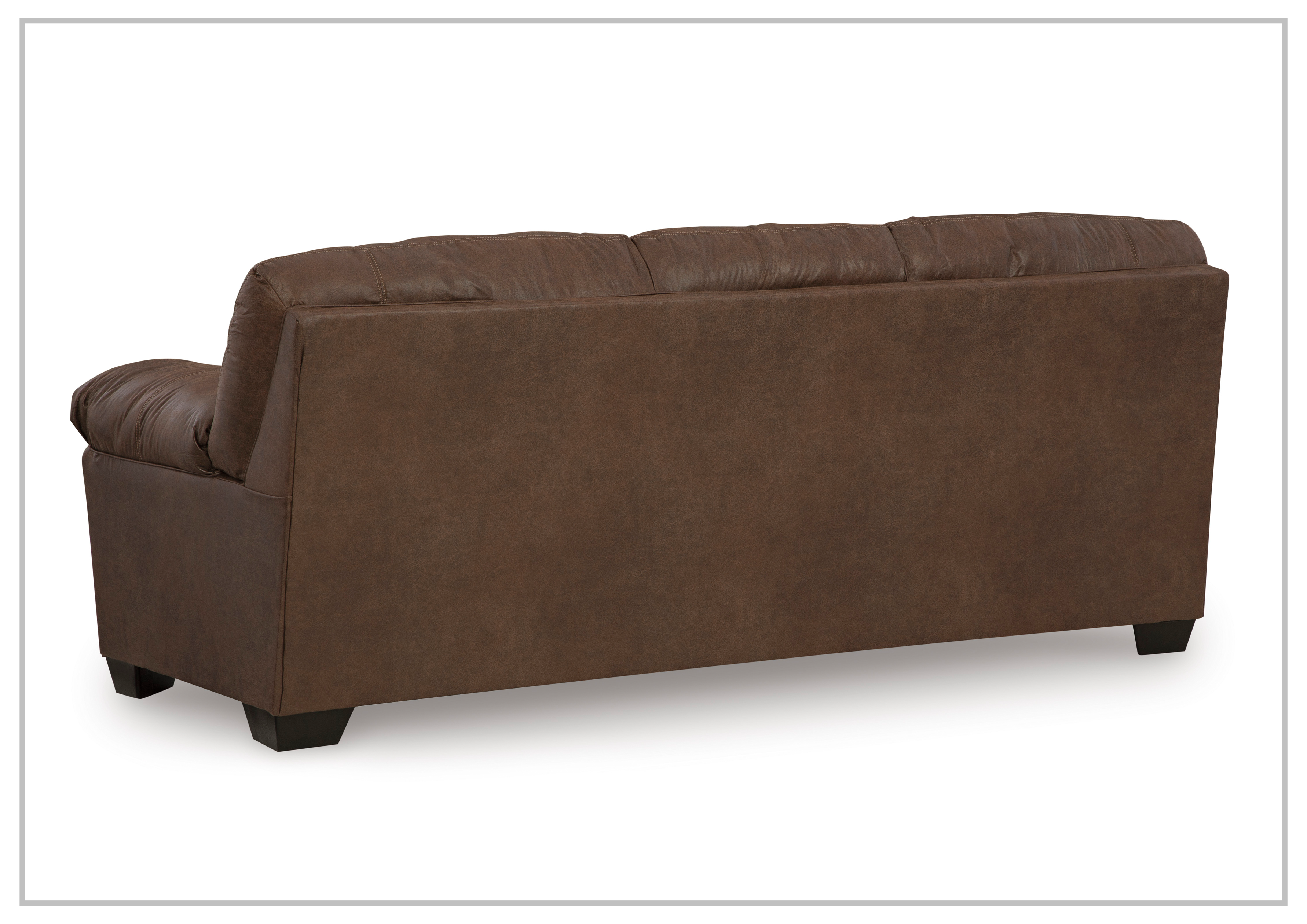 Gio Italia Bradford 3-Seater Faux Leather Sofa - Modern Living Room Furniture for Small Spaces, Comfortable PU Leather Couch for Apartments, Dorms & Home Offices