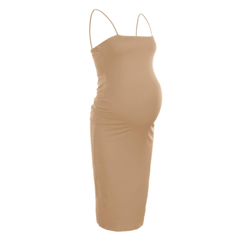 2022 Summer Maternity Dress for Women - Sleeveless Casual Sundress with Off Collar for Pregnancy | Perfect for Beach, Vacation & Everyday Wear