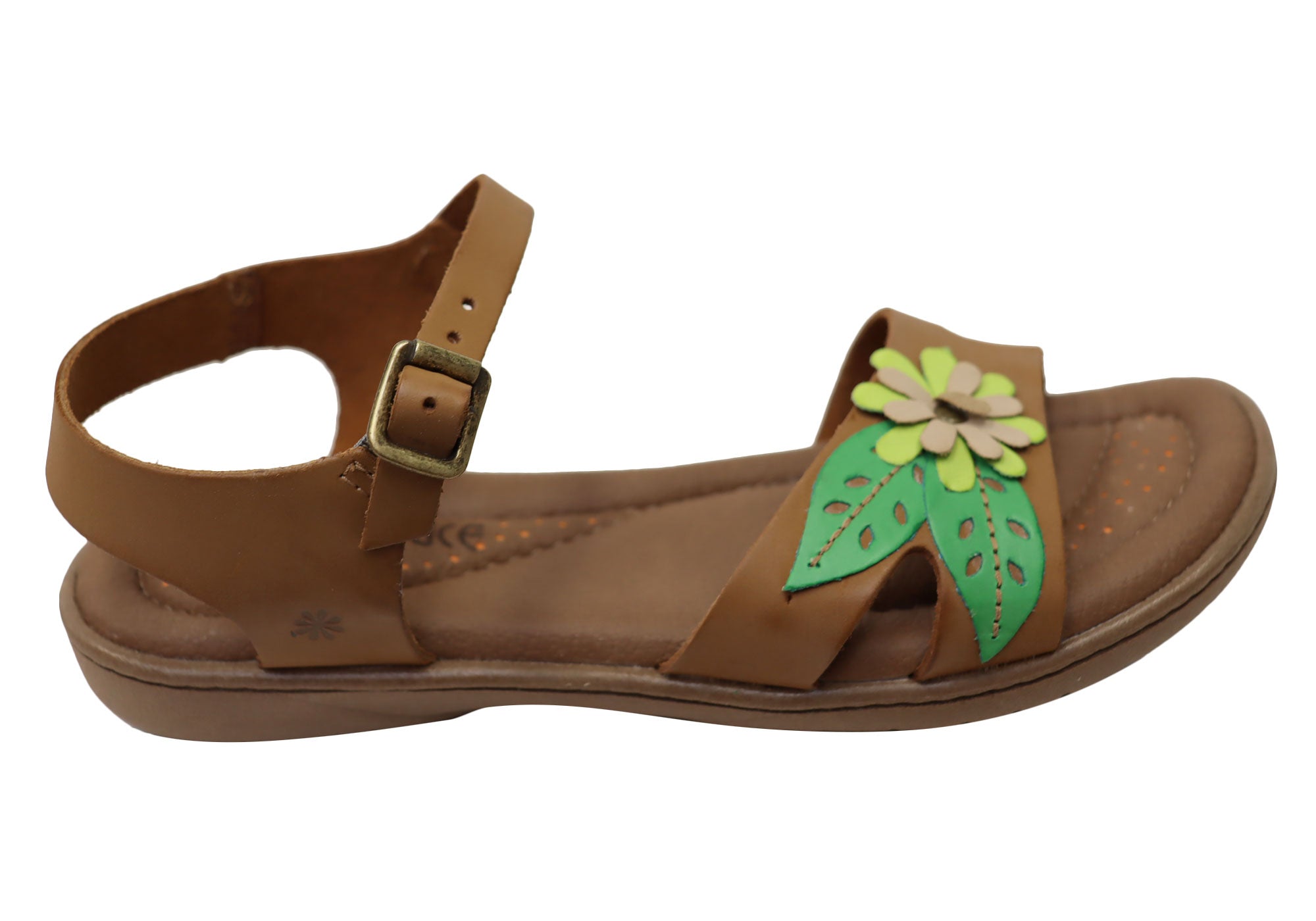 Mindy Women's Comfortable Leather Sandals - Handmade in Brazil - Perfect for Summer, Beach & Casual Outings