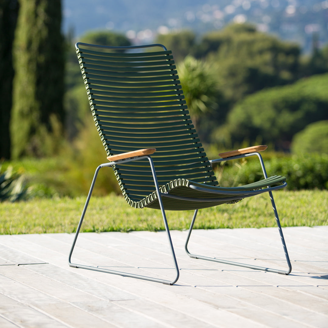 Click Outdoor Lounge Chair - Waterproof & Durable Patio Furniture for Poolside, Garden, and Backyard Relaxation