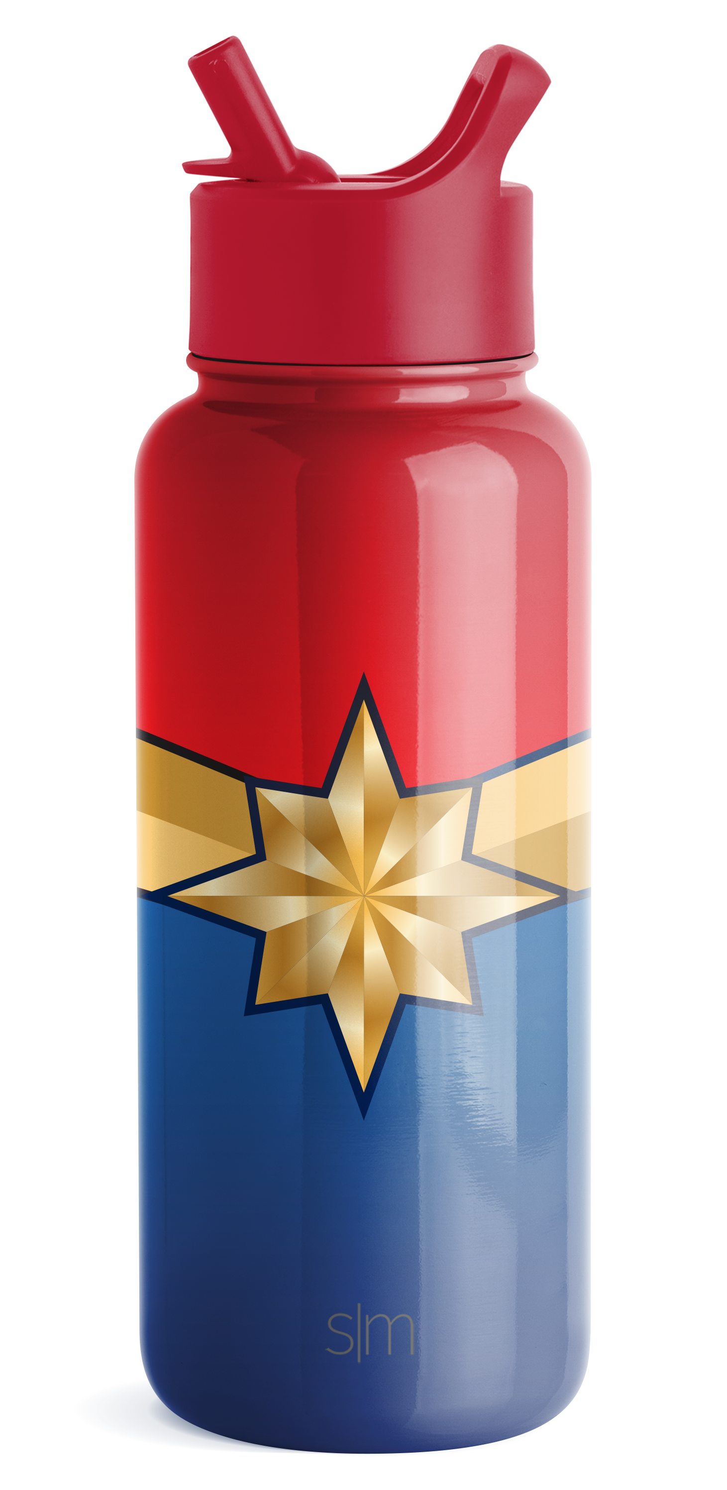 Marvel Summit Water Bottle - Insulated Stainless Steel Thermos for Hot & Cold Drinks - Perfect for Hiking, Gym & Outdoor Adventures