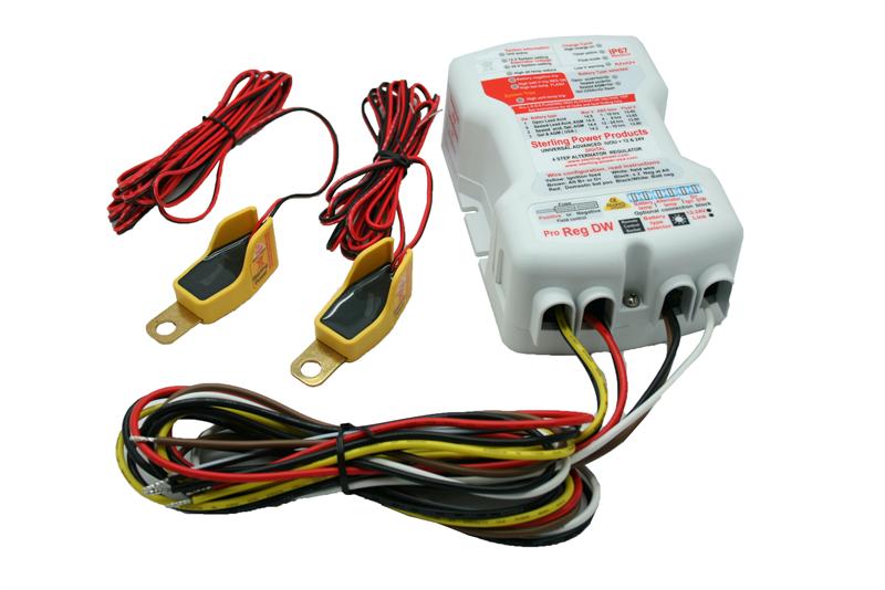 Sterling Power ProReg DW Waterproof Advanced Alternator Regulator for Boats & RVs - Compatible with 100+ Amp Alternators | Marine & Off-Grid Power Solutions