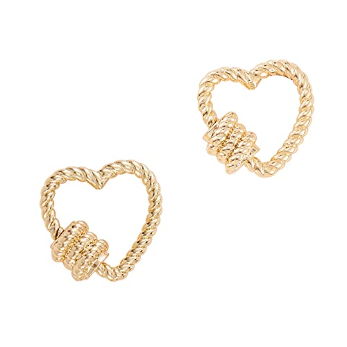 Heart Screw Clasp_16x17mm