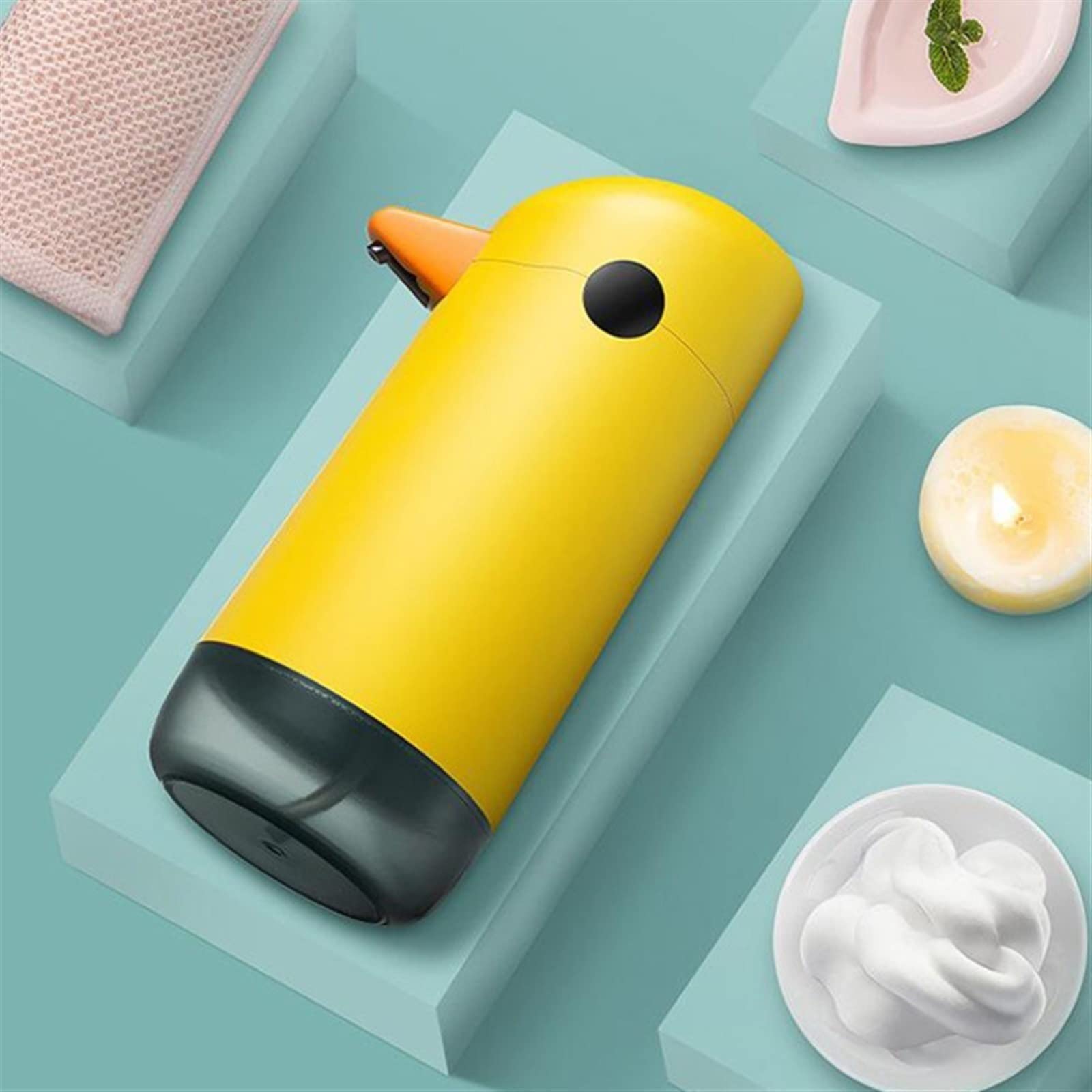 Automatic Bubble Soap Dispenser - Duck Design for Hand Washing | Bathroom & Kitchen Use