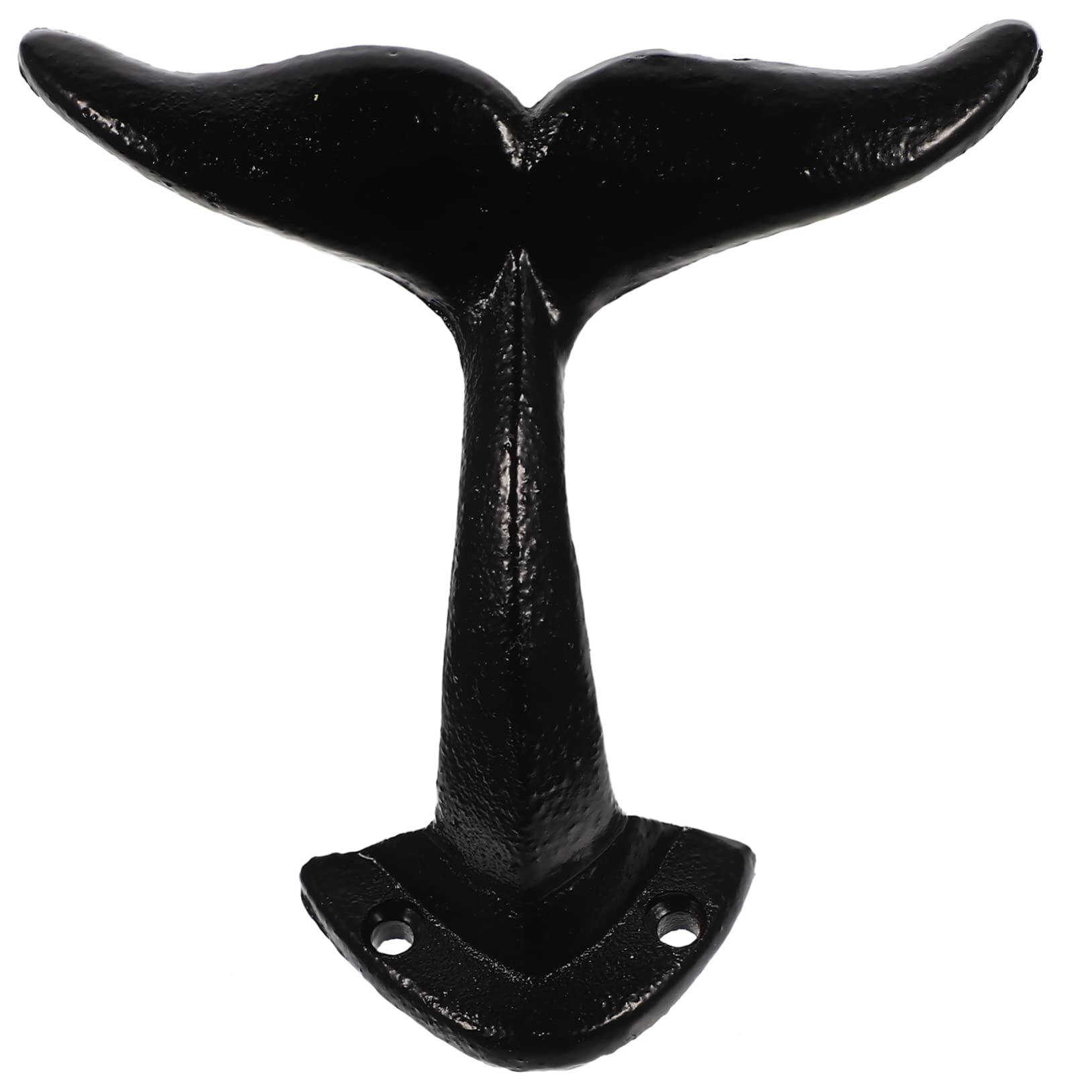 5-Pack Heavy Duty Black Iron Garage Hooks - Wall Mounted Utility Hooks for Clothes, Hats, Bags & Tools - Perfect for Garage, Shed, Closet & Laundry Room Organization