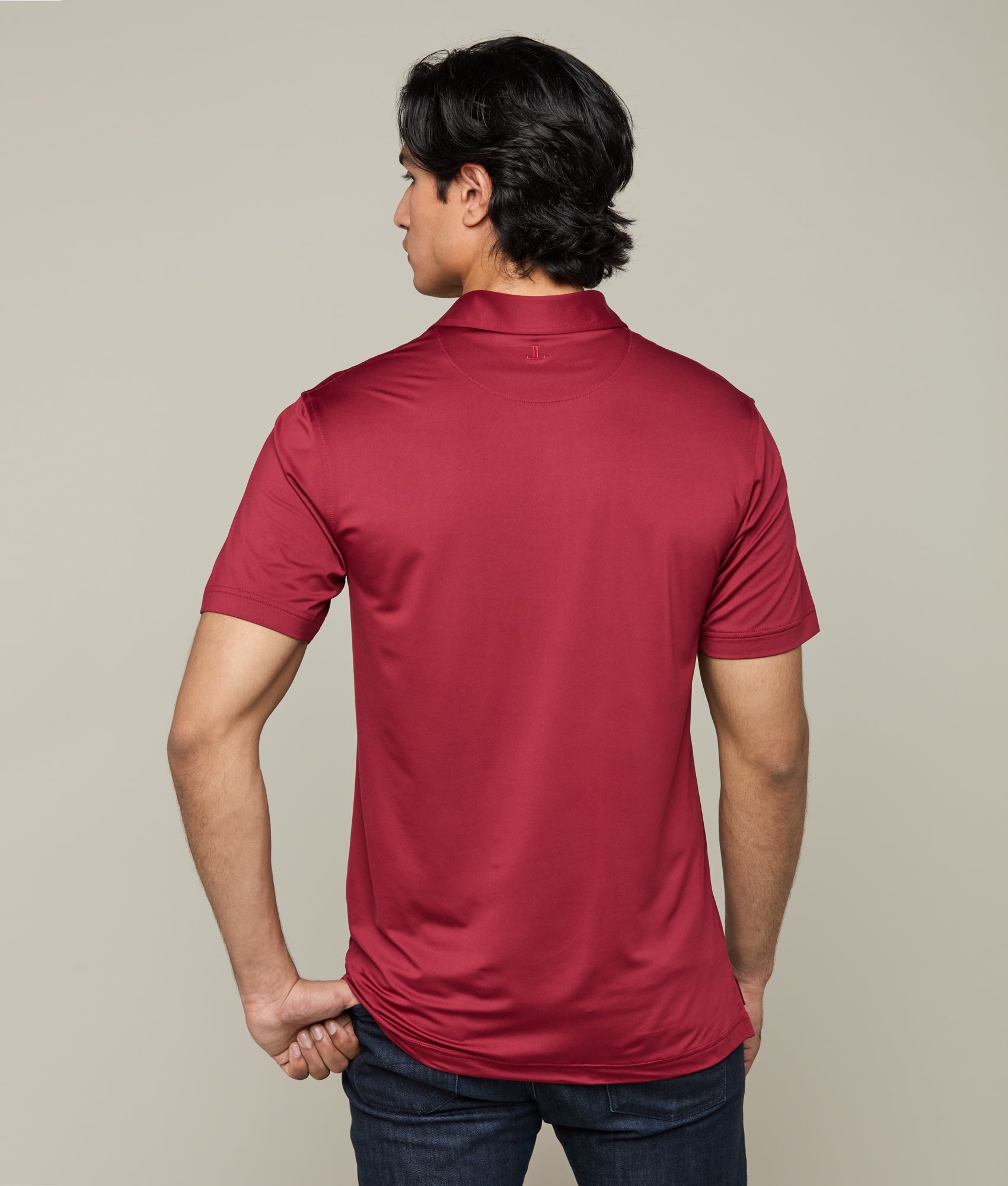 Lucchese Men's Texas A&M Maroon Golf Polo Shirt - Moisture Wicking Performance Shirt for Golf, Casual Wear & Outdoor Activities