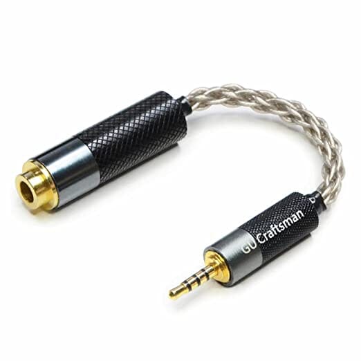 Premium GUCraftsman Audio Adapter - 2.5mm to 4.4mm & 3.5mm to 2.5mm/4.4mm Balanced Connector - Perfect for Headphones, Hi-Fi Systems, and Professional Audio Equipment
