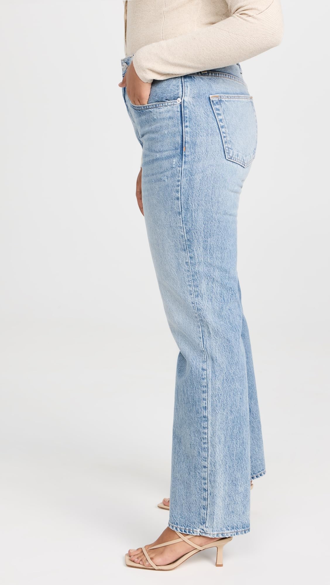 Women's High Waist Skinny Jeans - Classic London Style Denim Pants for Casual & Office Wear