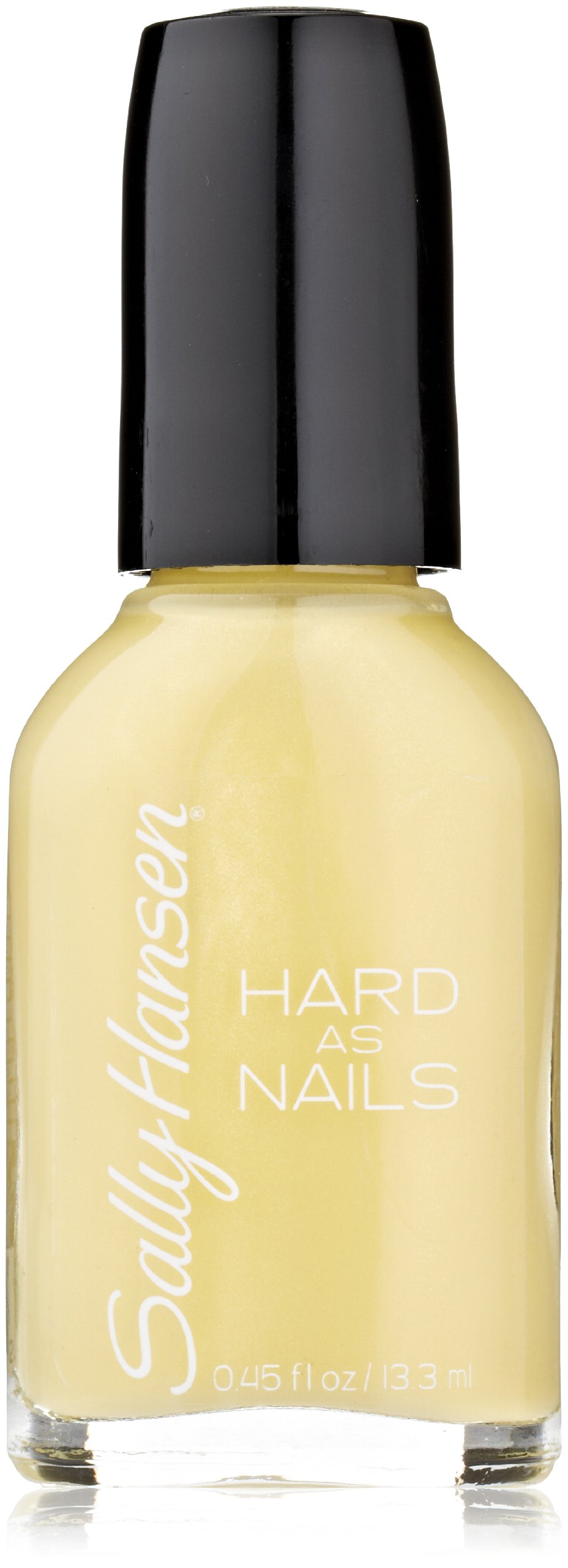 Sally Hansen Hard as Nails Strengthening Nail Polish - Hard Lemonade Yellow, 0.45 fl oz - Long-Lasting Chip-Resistant Formula for Healthy Nails at Home, Work or Special Occasions
