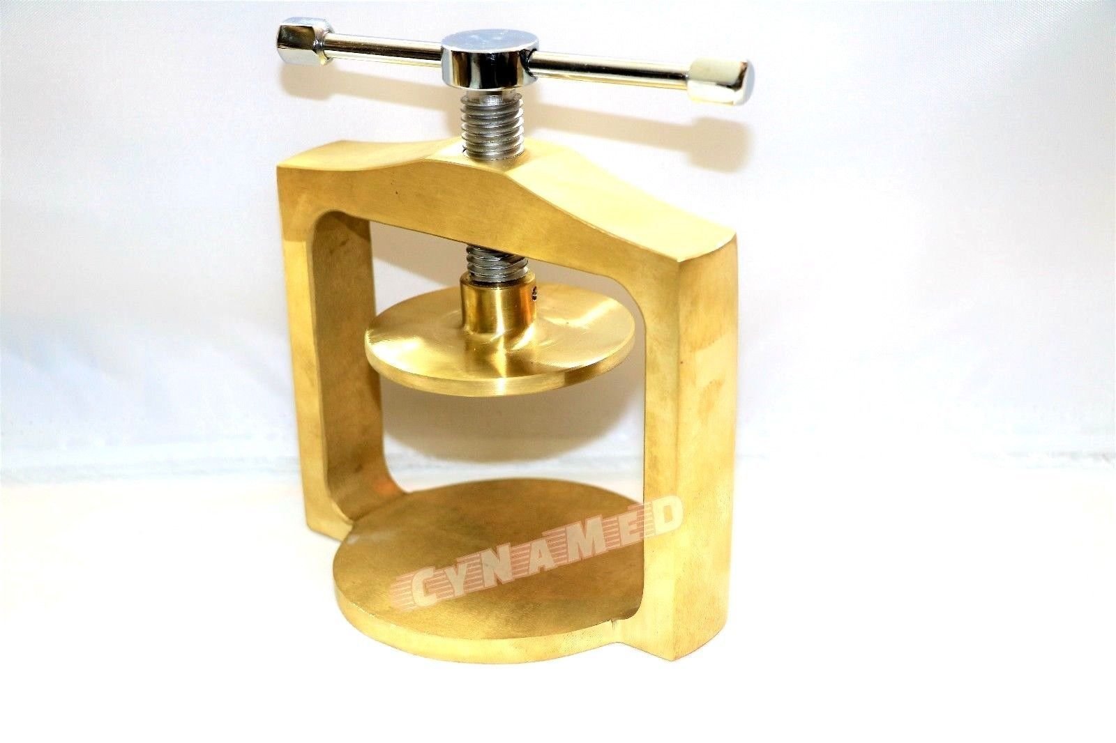Premium Original Brass Dental Laboratory Single Lab Press Compress (CYNAMED) - Ideal for Dental Labs, Prosthodontics & Crown Fabrication