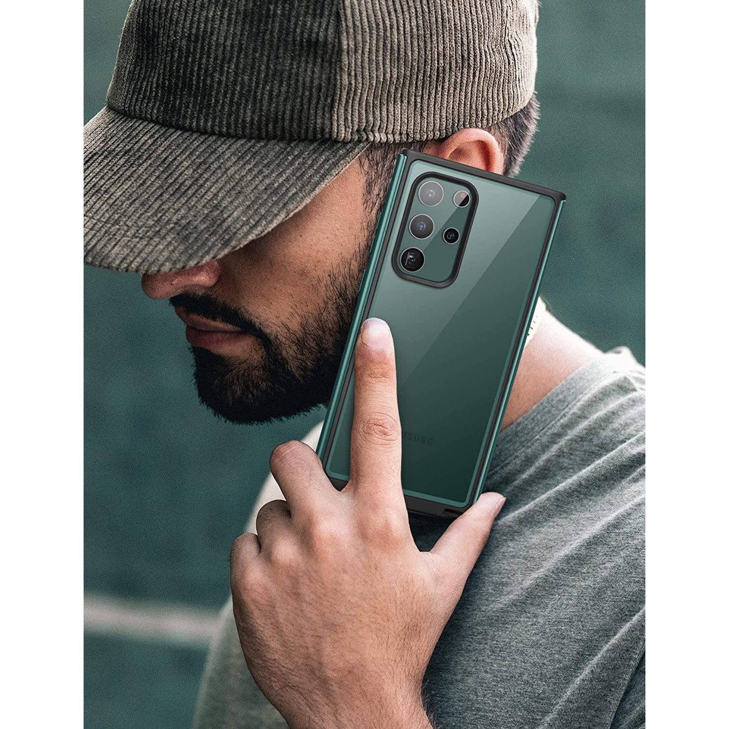 Samsung Galaxy S22 Ultra Unicorn Beetle EDGE XT Protective Bumper Case - Seafoam Green | Shockproof & Slim Design for Everyday Protection | Perfect for Work, Travel & Outdoor Activities