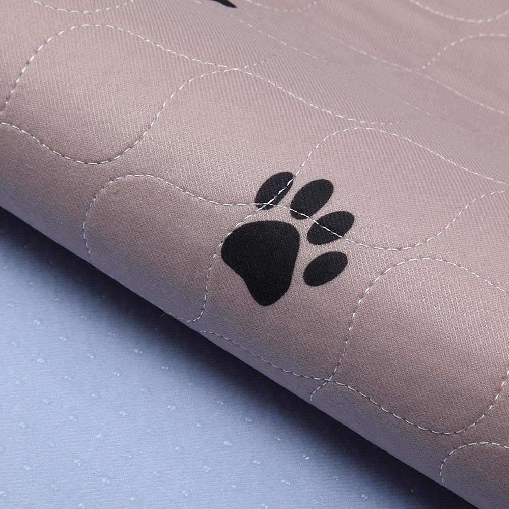 **Washable & Reusable Dog Pee Pads with Puppy Grooming Gloves - Super Absorbent Waterproof Pet Training Pads for Large Dogs, Puppy Pads, Whelping Pads & Dog Bed Mat - Perfect for House Training, Crate Lining & Travel Use**