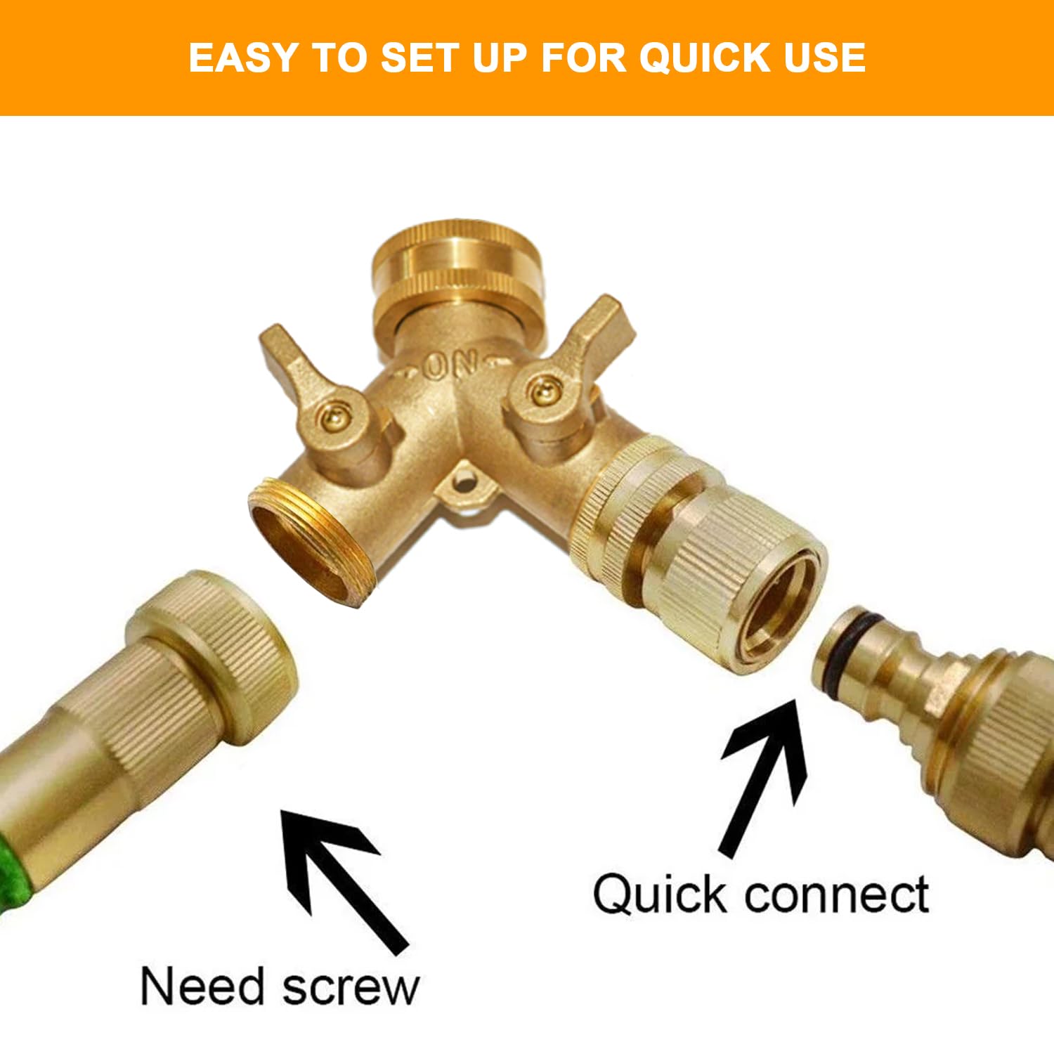 Solid Brass 3/4