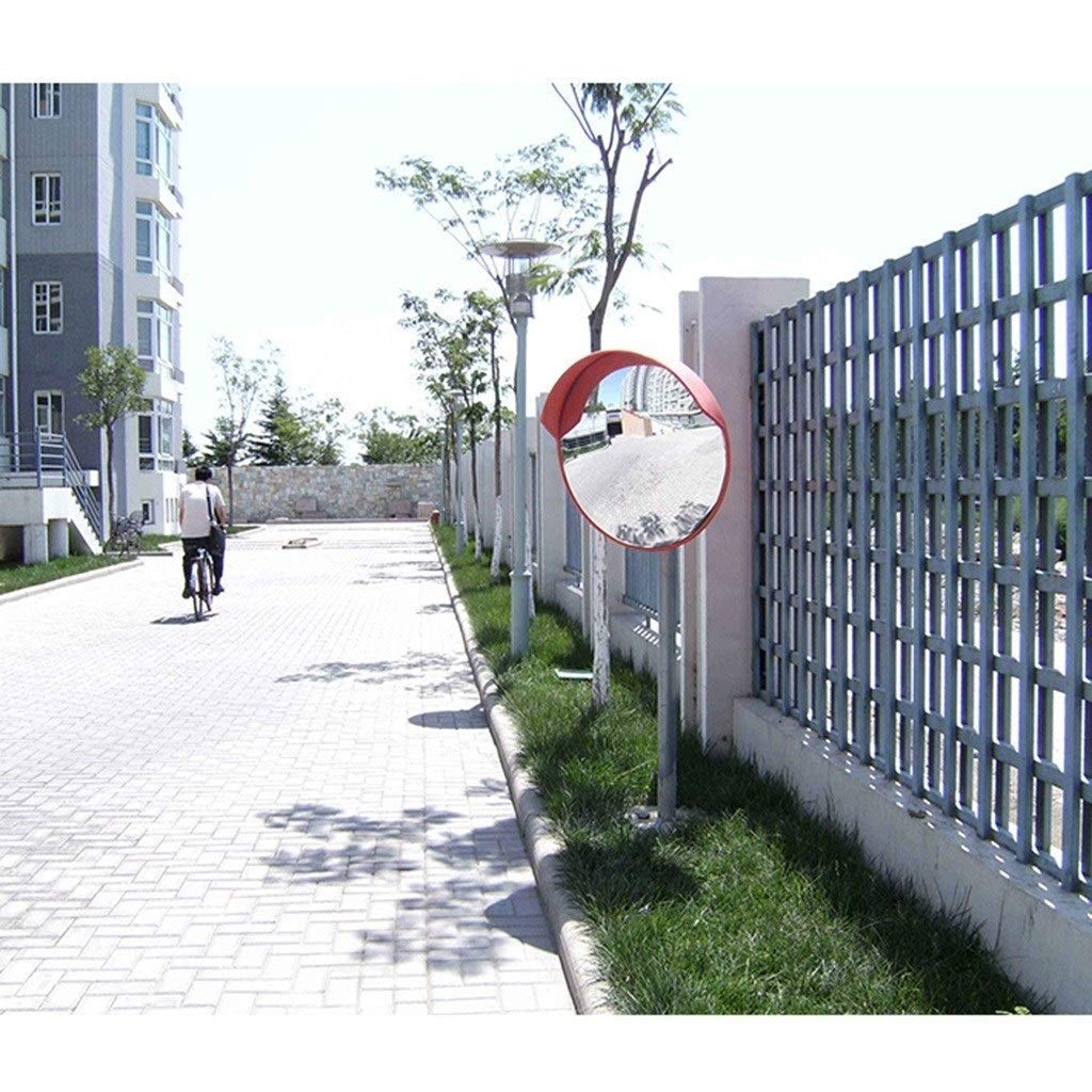 80cm Wide Angle Convex Safety Mirror for Road Intersections - Traffic & Parking Lot Visibility Enhancer - Ideal for Driveways, Warehouses & Blind Spots