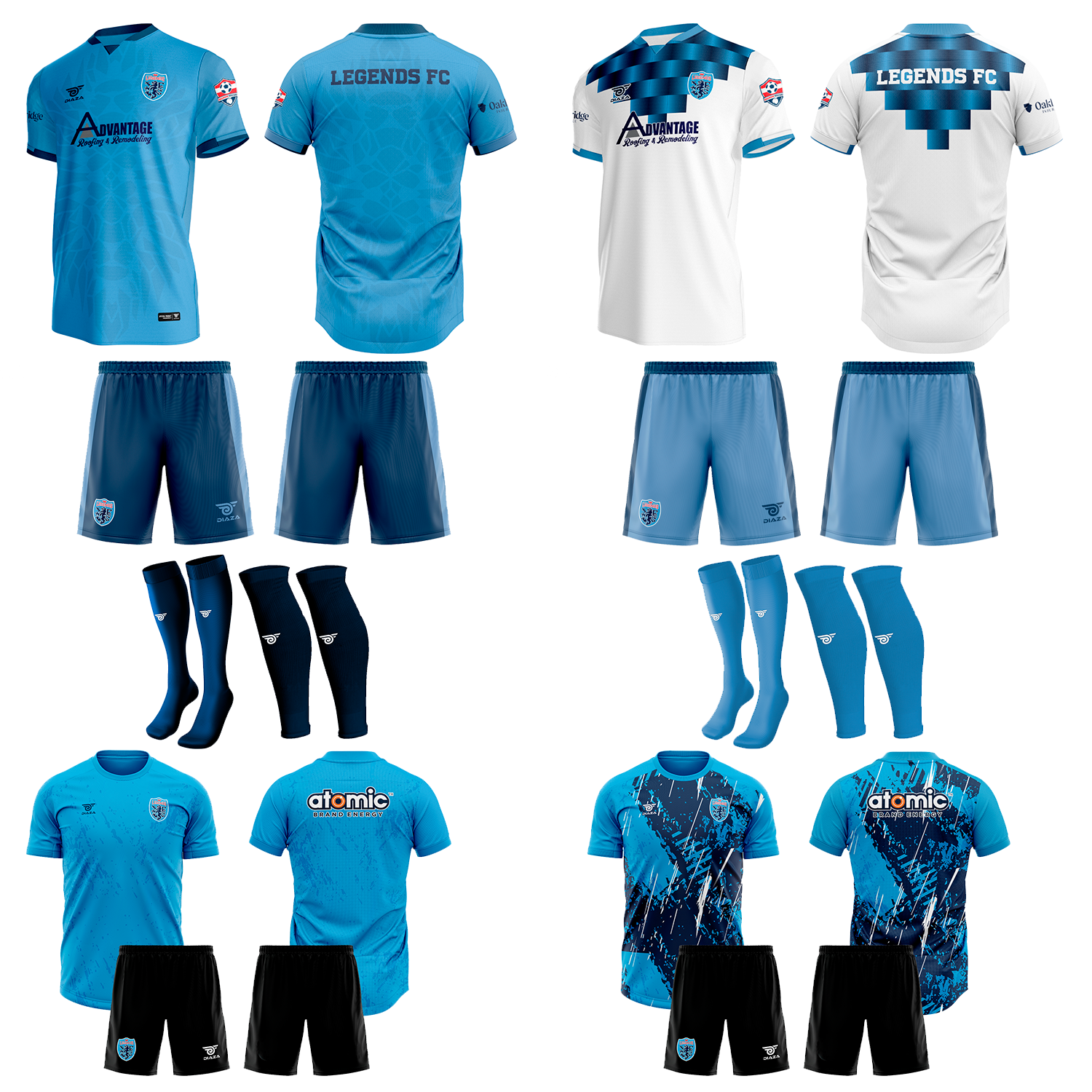 Legends FC Youth Soccer Player Bundle - Complete Training Kit for Kids & Teens - Perfect for Practice, Games & Team Events