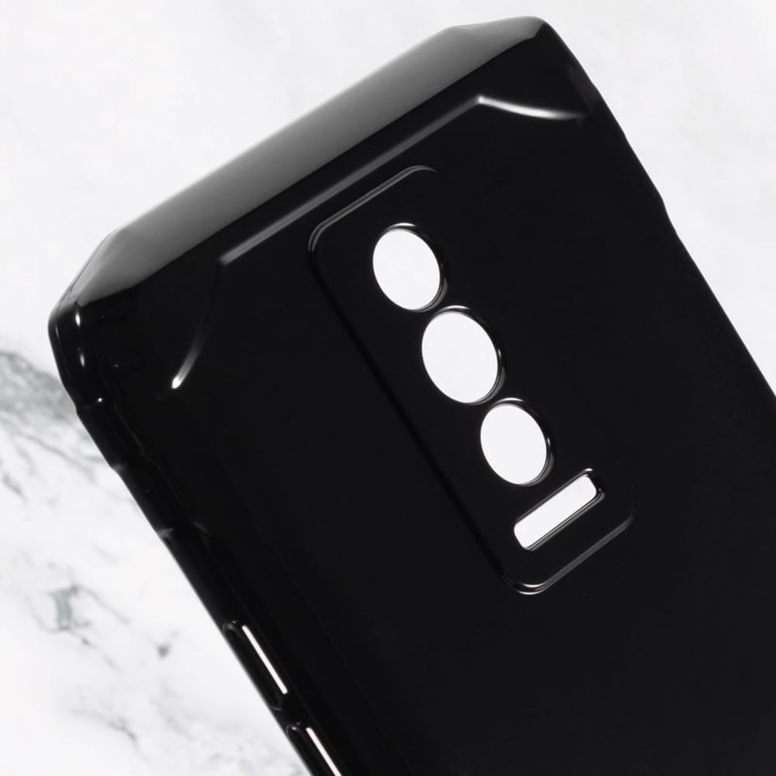 Doogee Blade 10/10 Pro/10 Ultra Case with Tempered Glass Screen Protector - Soft TPU Gel Silicone Bumper Protective Cover (6.56 Inch) for Shockproof & Anti-Scratch Protection | Perfect for Outdoor Activities, Work & Daily Use