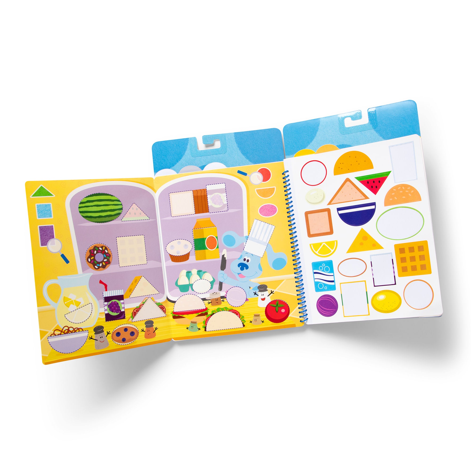 Blue's Clues & You! Reusable Stickers for Kids - Shapes & Colors Learning Activity | Perfect for Preschool Education & Creative Play at Home