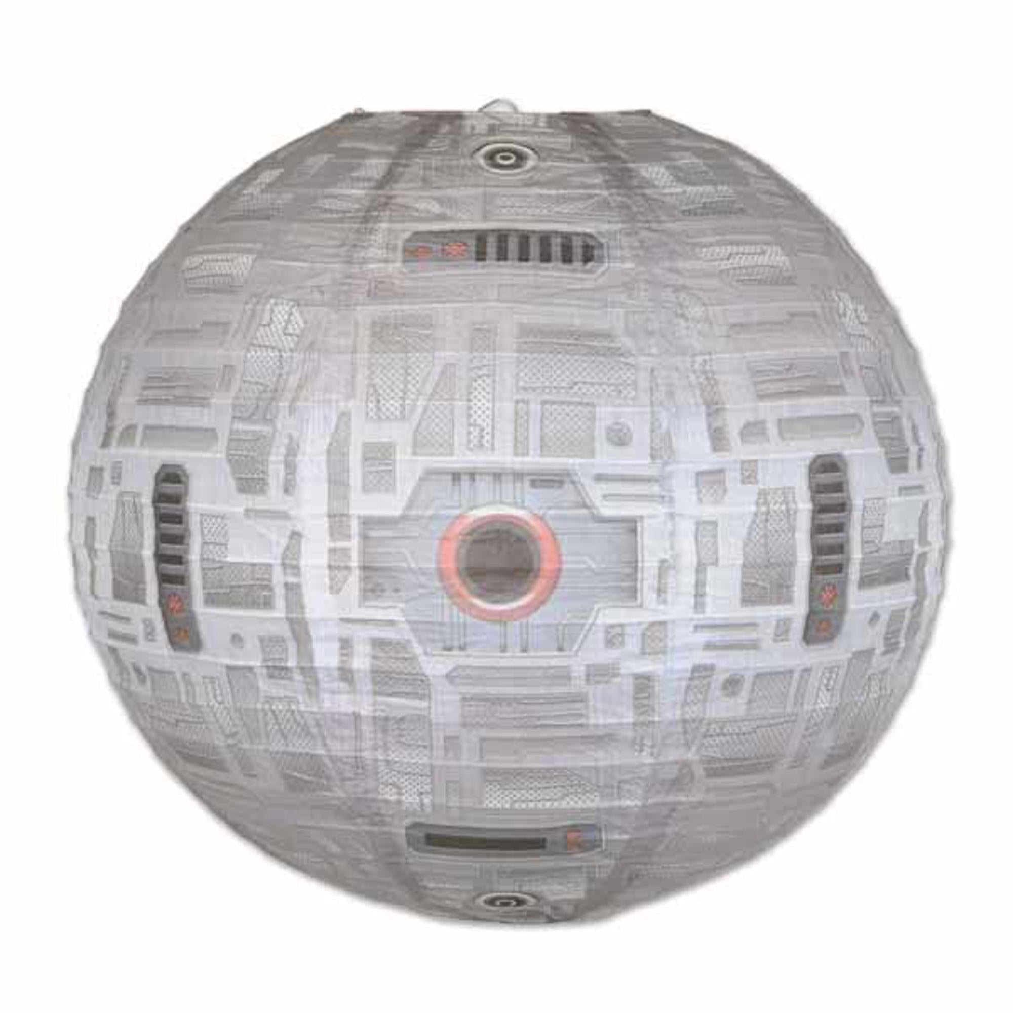 Space Station Paper Lantern - LED Hanging Decor for Kids Room, Space Themed Birthday Party & Nursery - Perfect for Bedroom, Classroom & Cosmic Decorations