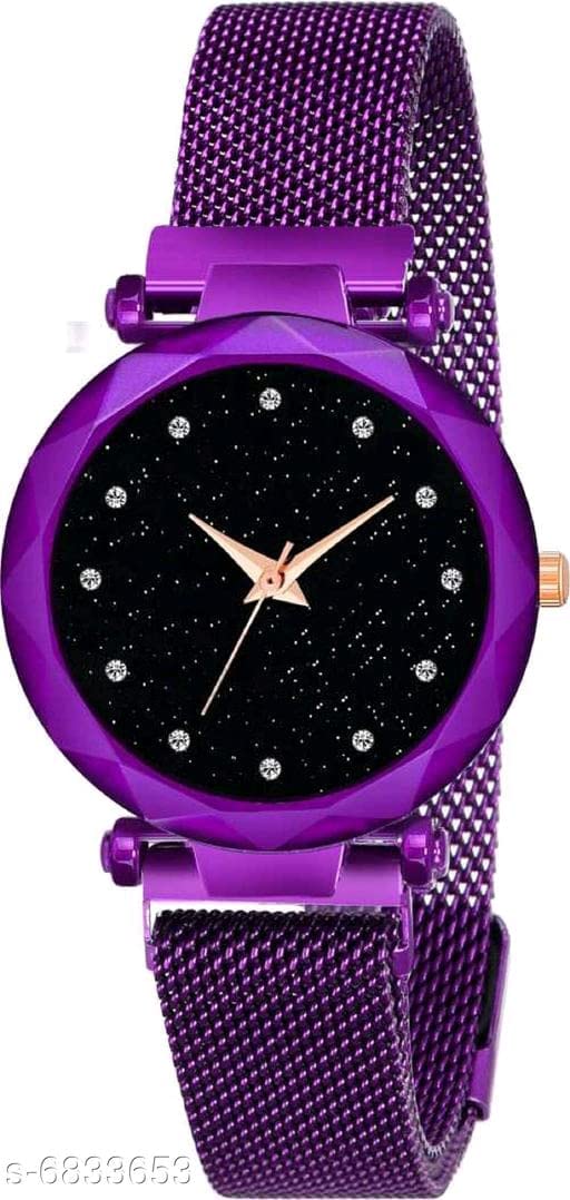 Trendy Magnetic Belt Watches for Women & Girls - Stylish SR-723 AT-7231 Watch - Perfect for Casual Wear, Office & Special Occasions (Pack of 1)