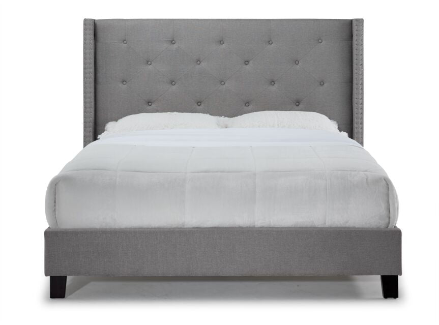 Audrey 3-Piece Full Bed Set - Soft Grey Comforter, Sheets & Pillowcases - Cozy Bedroom Decor for Guest Rooms & Dorm Essentials