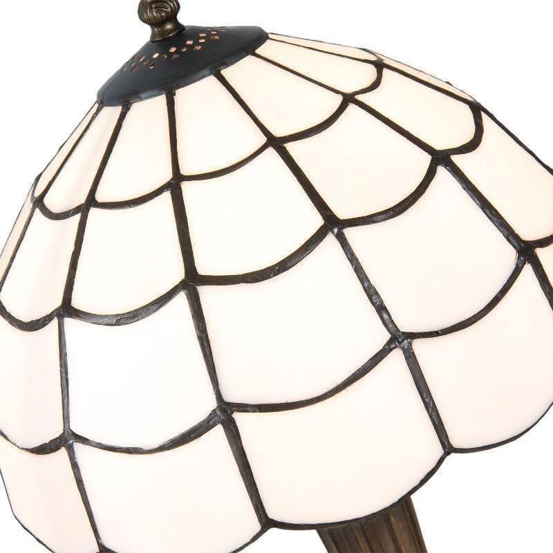 Georgia Tiffany Table Lamp - Handcrafted Stained Glass Lamp for Home & Office Decor | Tiffany Lighting Direct | Perfect for Living Room, Bedroom, or Study