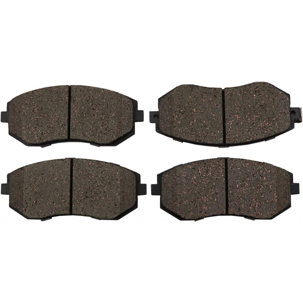 High-Performance Ceramic Brake Pad Set for Subaru Forester 2003-2010 Models | Front & Rear Disc Brakes | Smooth & Quiet Stopping Power | Perfect for City Driving & Off-Road Adventures