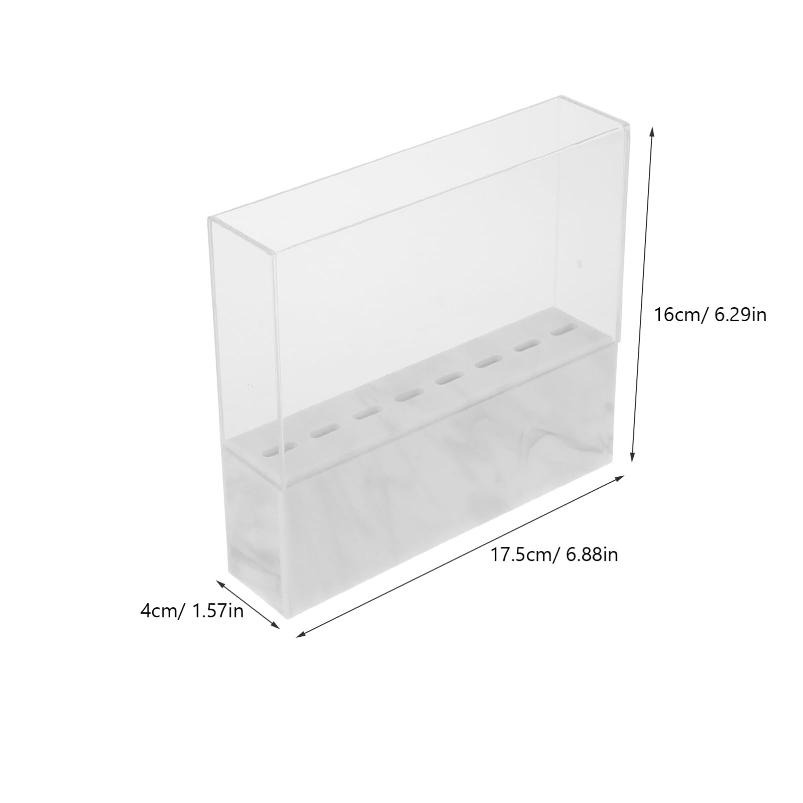 Professional Acrylic Eyelash Tweezer Stand - Lash Cluster Tweezers & Makeup Brush Organizer with Spatula Holder - White Display Rack for Salon, Spa & Home Beauty Station - Perfect for Lash Extensions & Makeup Artists