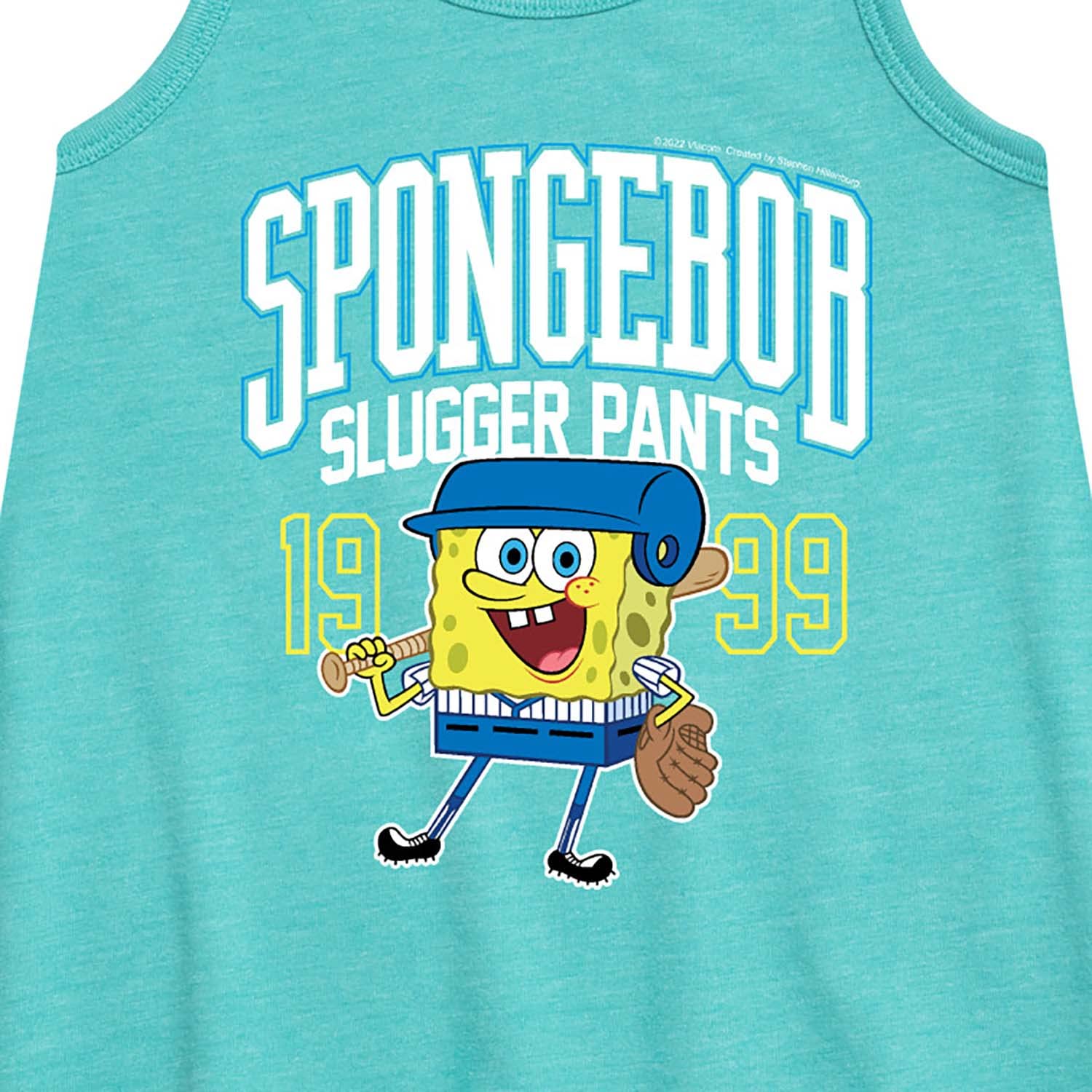 HYBRID APPAREL Spongebob Squarepants Toddler & Youth Girls A-line Dress | Cartoon Character Costume for Halloween, Cosplay & Birthday Parties