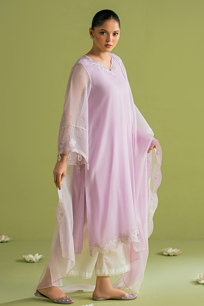 LAVENDER BLISS 2 PC SET (SHIRT & DUPATTA) - Elegant Indian Ethnic Wear for Women, Perfect for Weddings, Festivals & Special Occasions