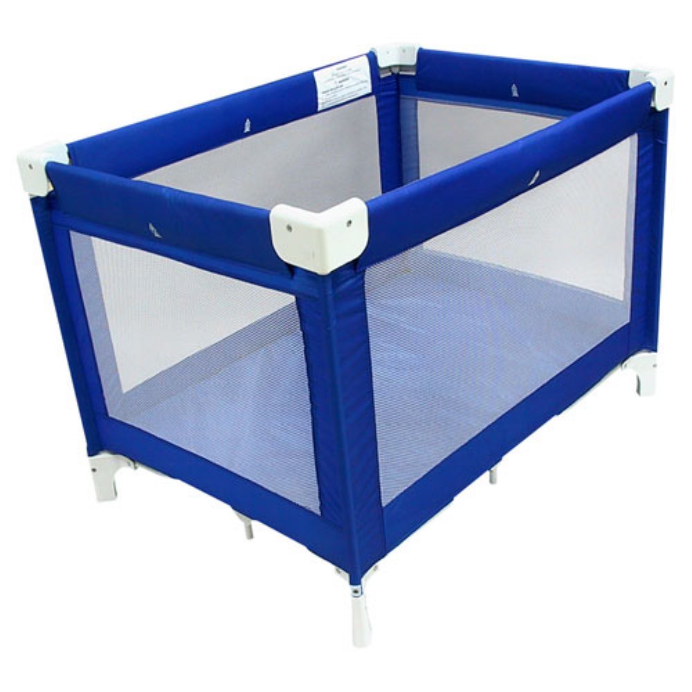 LA BABY 89 Large Commercial Grade Playpen - Blue Play Yard for Daycare, Home & Outdoor Use
