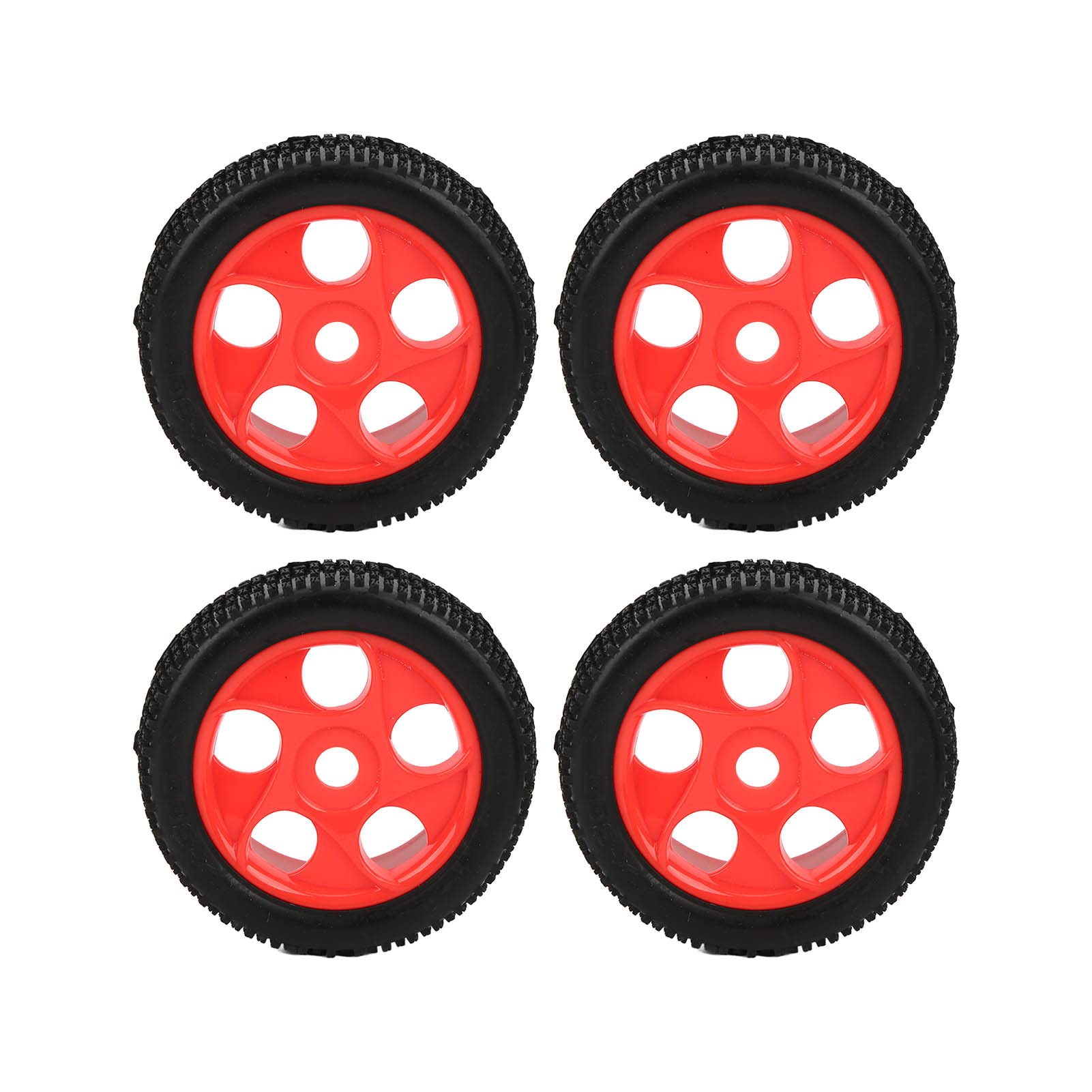 AMONIDA Sponge Liner Tires for 1/10 & 1/8 RC Cars - High-Performance Rubber Tires with Wear Resistance & Perfect Buffering Design - Ideal for Off-Road Racing & RC Car Upgrades